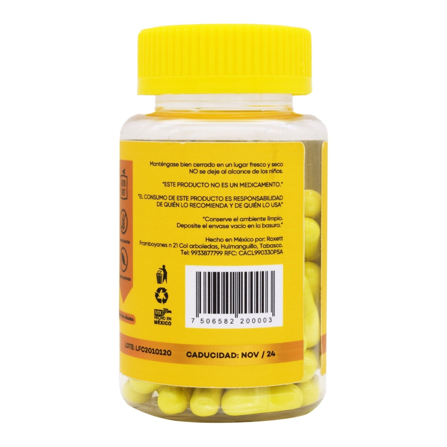 Pií±abold 60 Cápsulas (ROXETT)