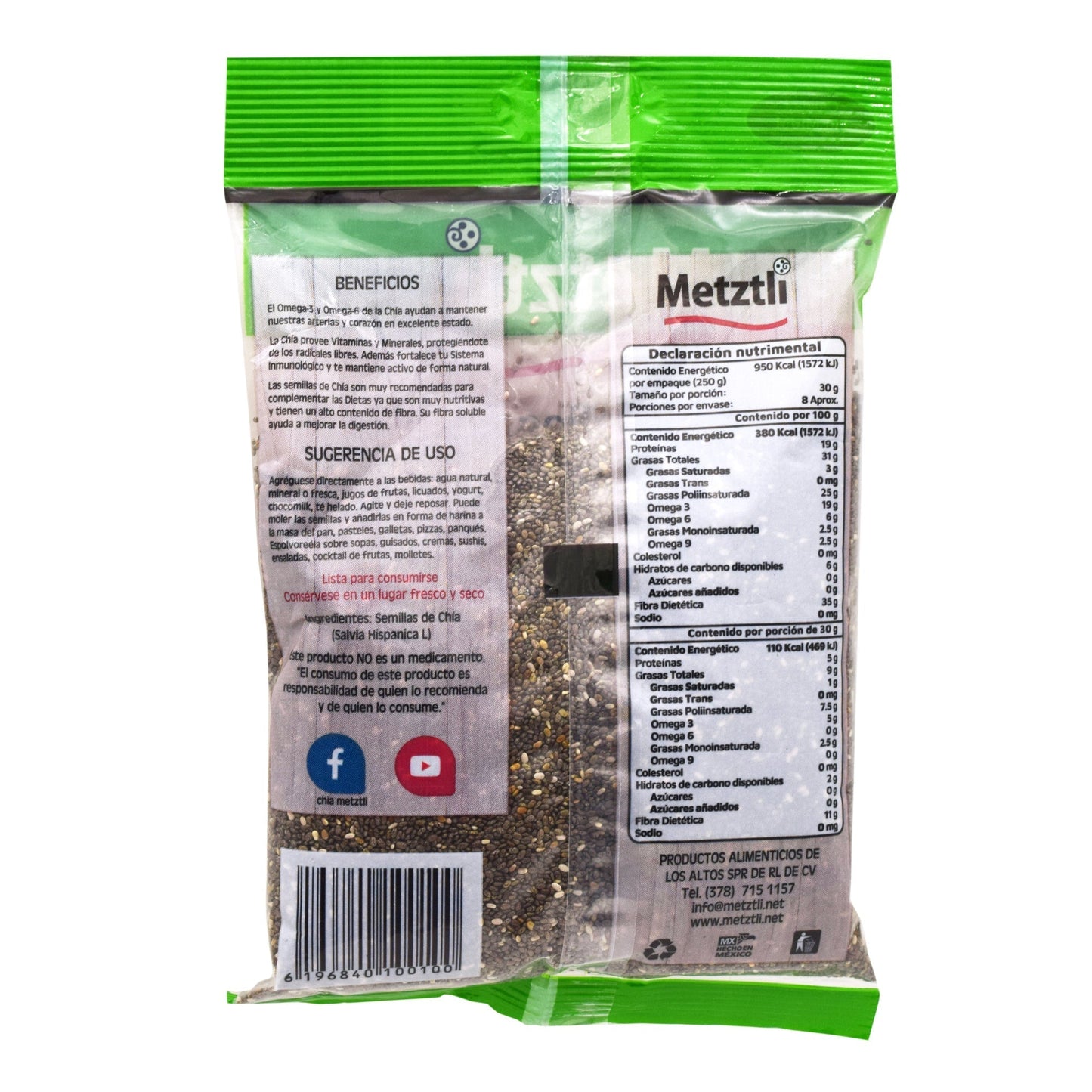 Semilla De Chia 250 G (TIA OFILIA)