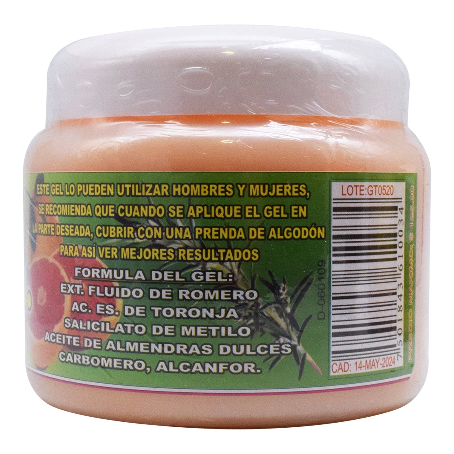 Gel Con Toronja 500 Mililitros (NATURA MUNDO BRAJIM)