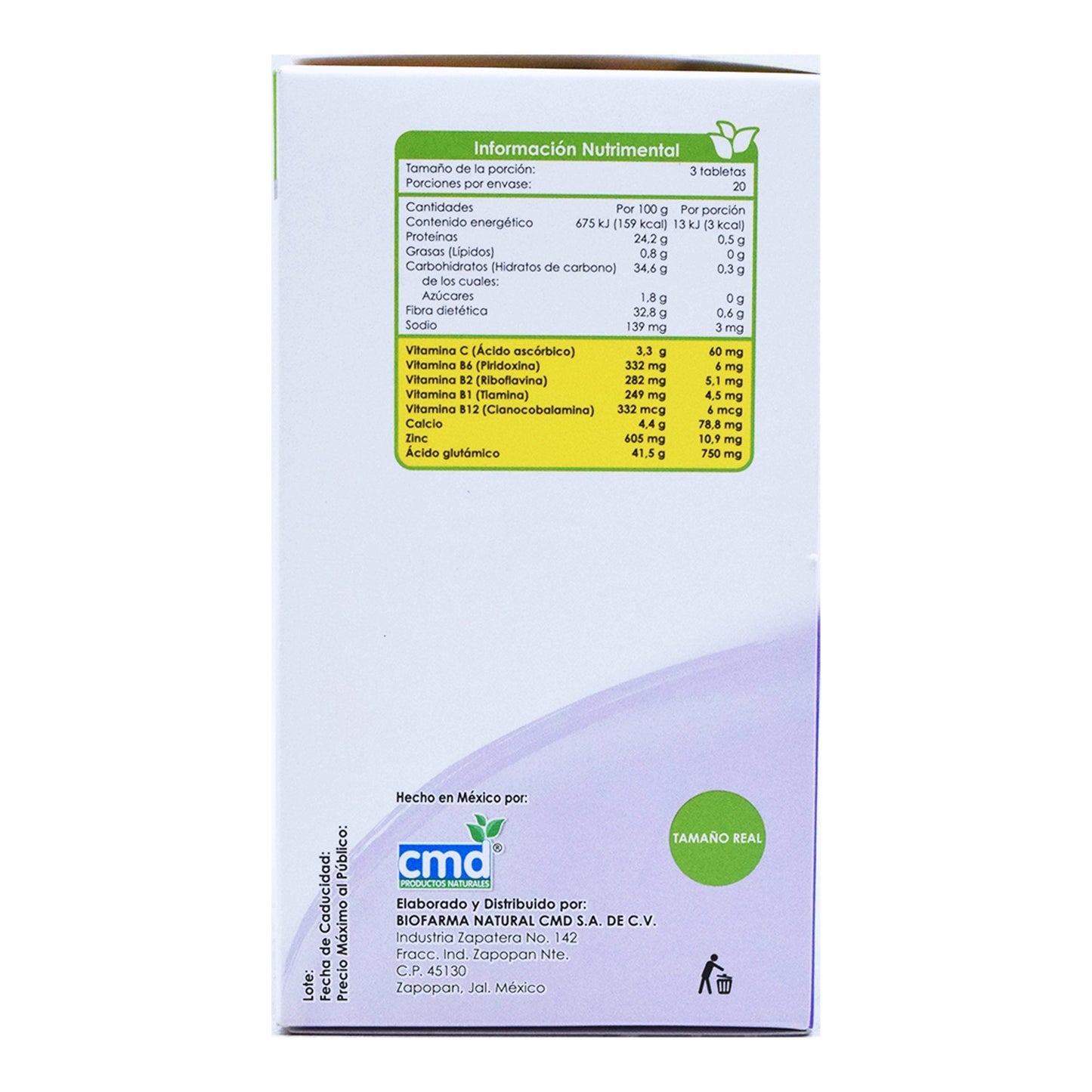 Glutamax Acid Glutami Vit B Y C 60 Cápsulas (CMD)
