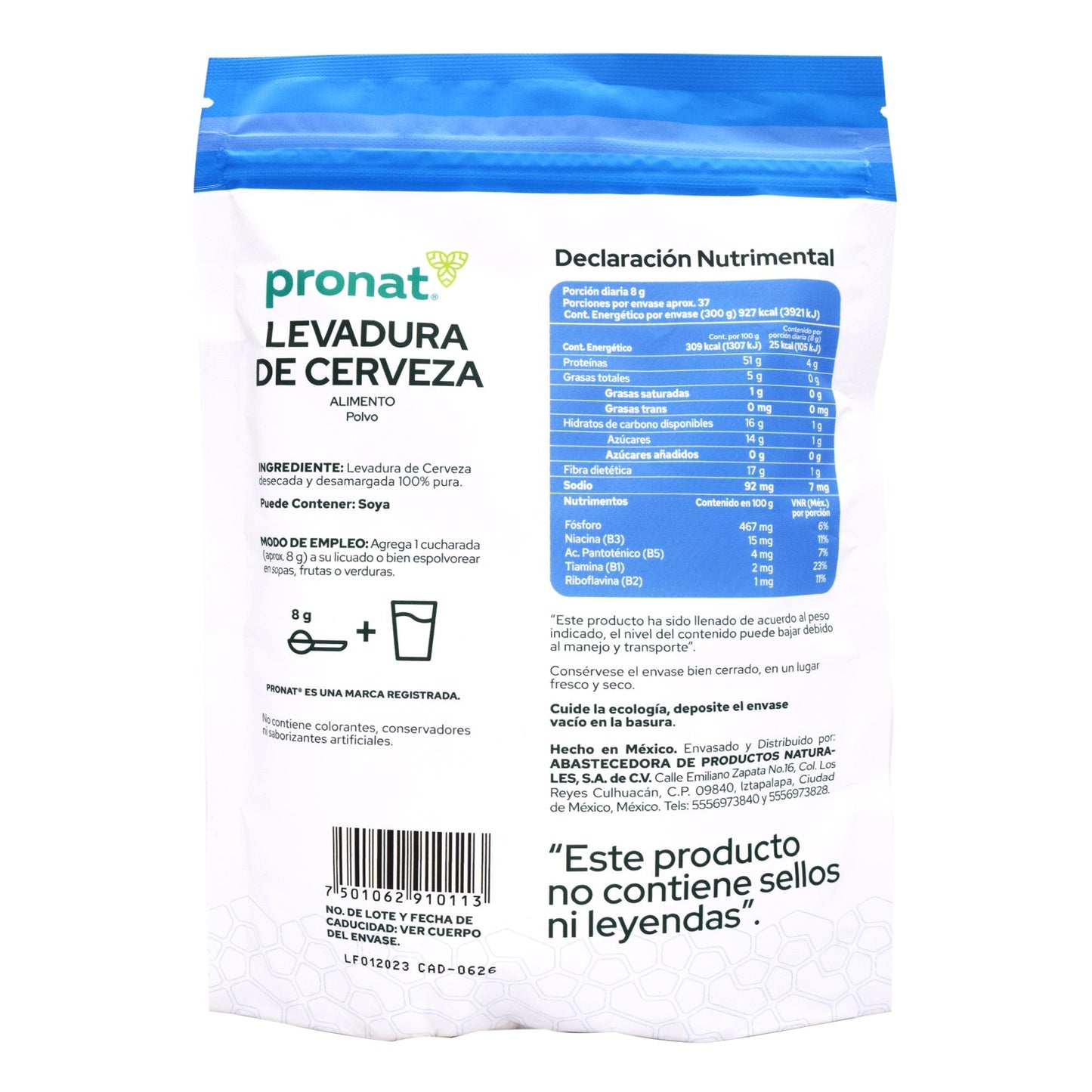 Levadura De Cerveza 300 G (PRONAT)