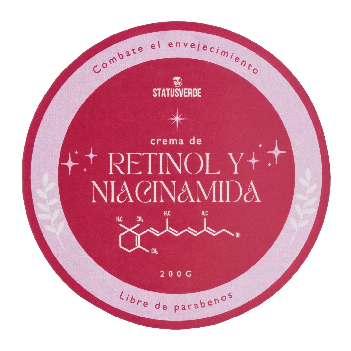 Crema Niacinamida Retinol 200 G (STATUS VERDE)
