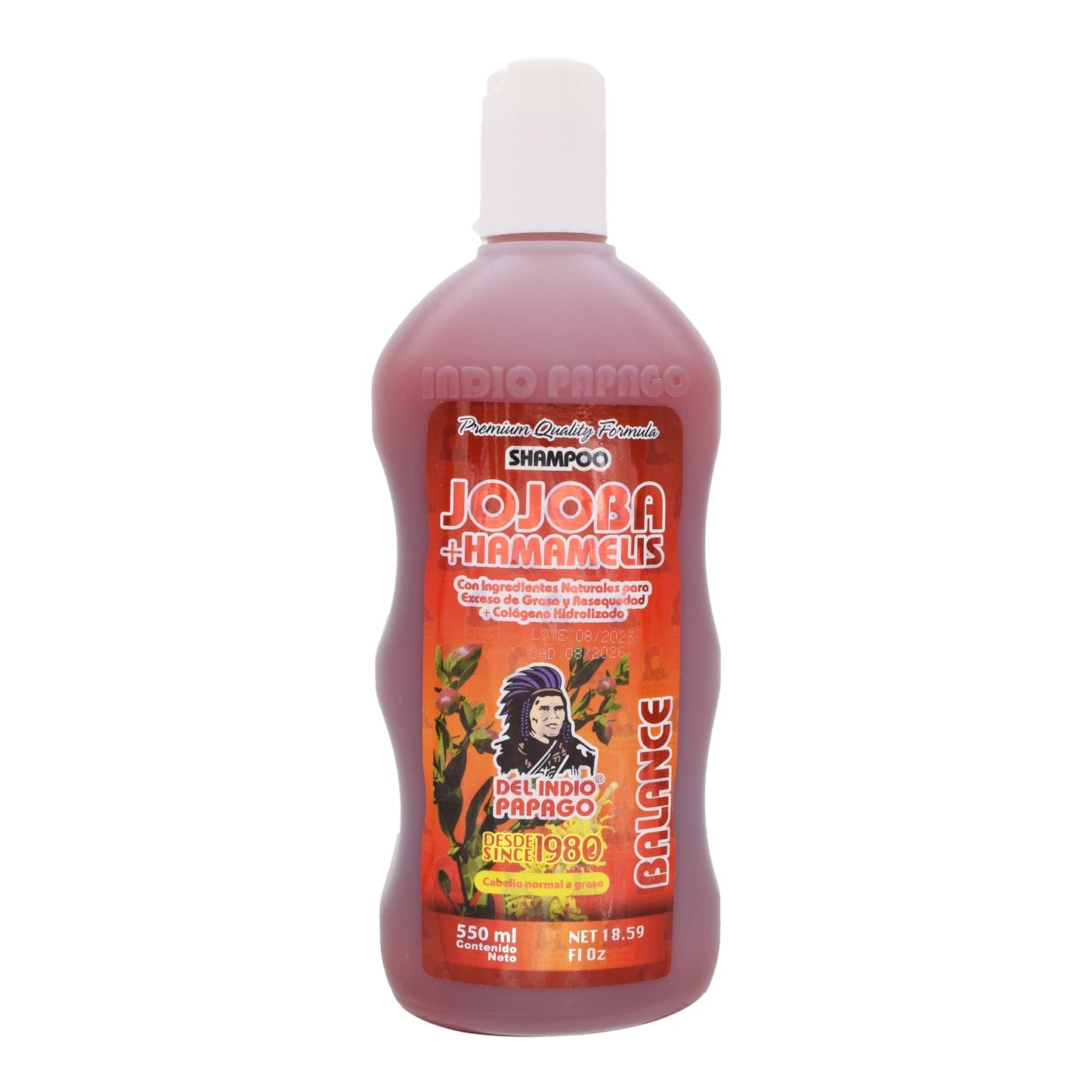 Shampoo Jojoba 500 Mililitros (DEL INDIO PAPAGO)