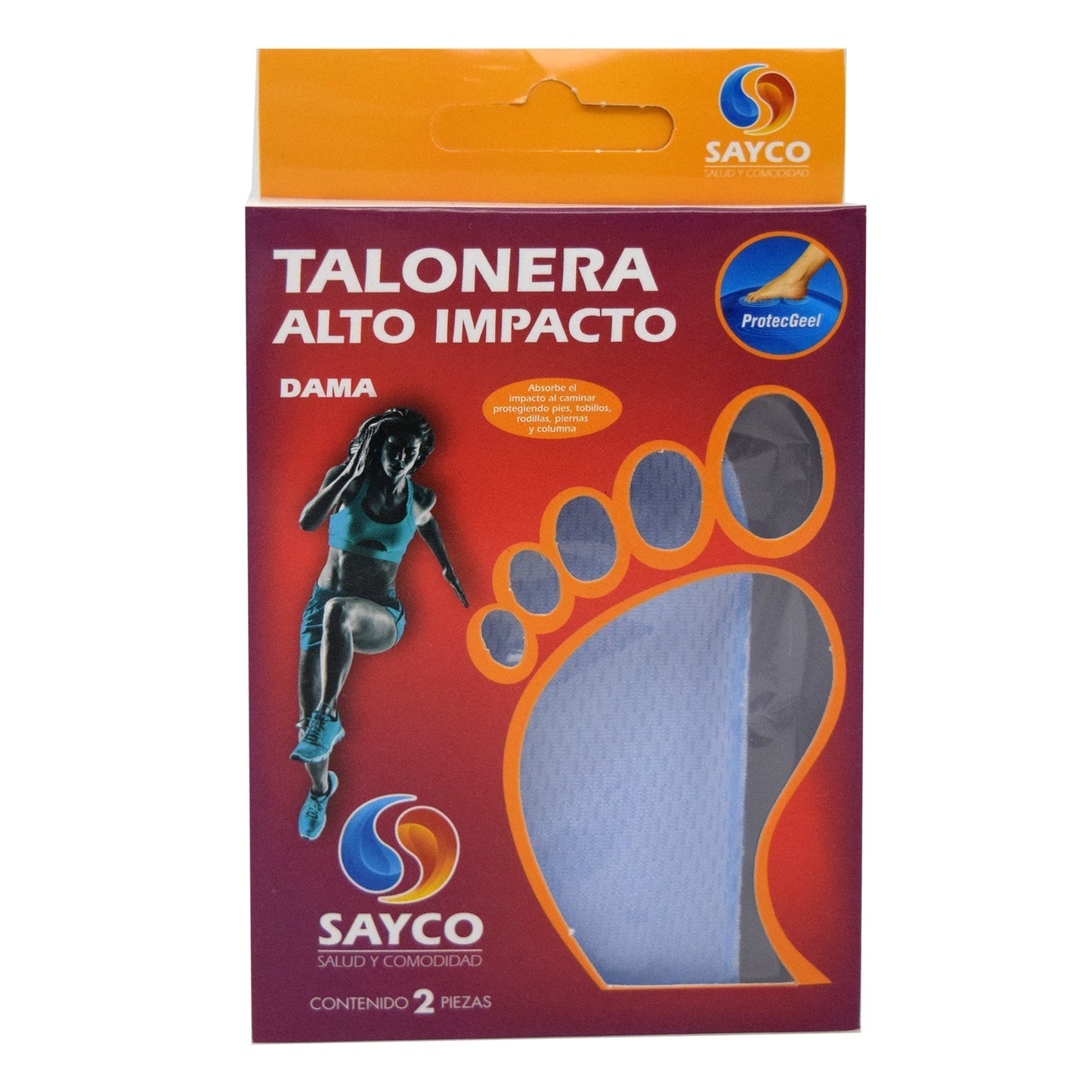 Talonera De Gel Alto Impacto Dama (SAYCO)