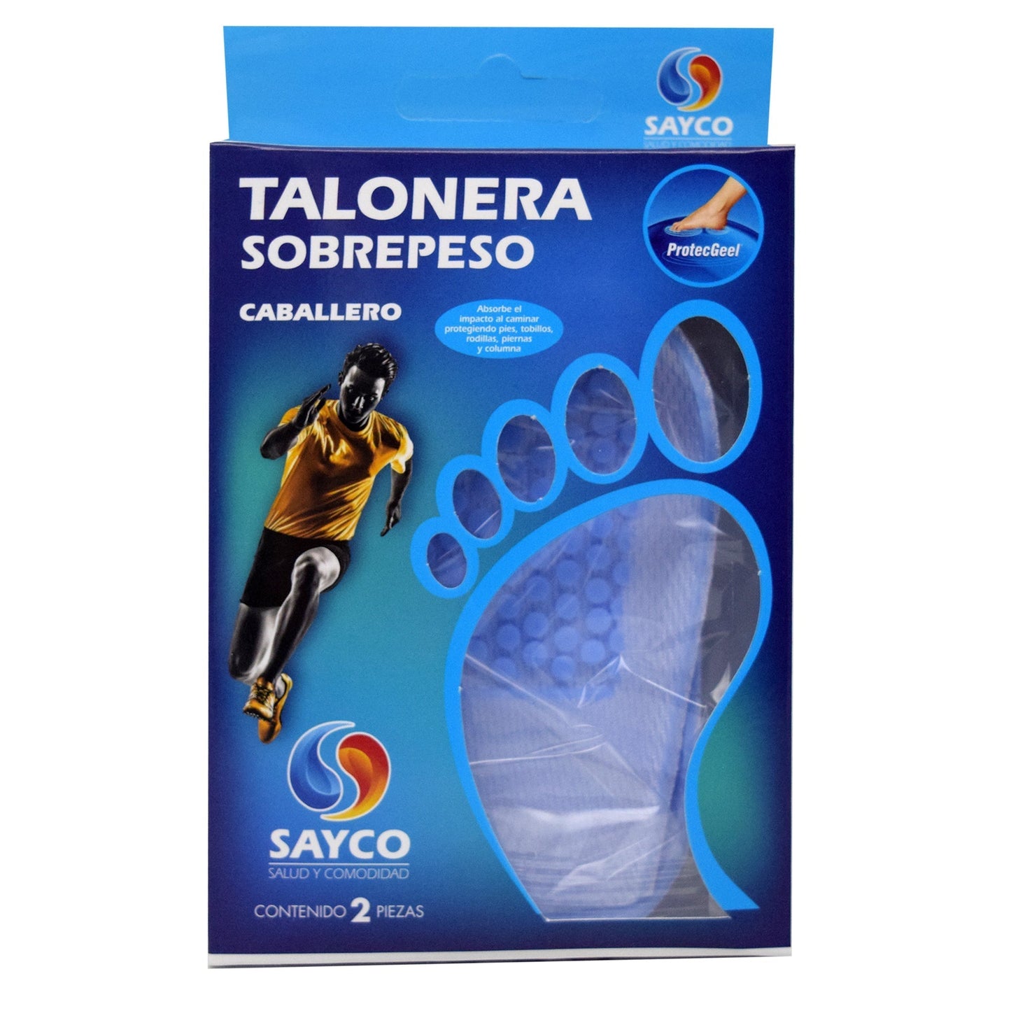 Talonera De Gel Sobre Peso Caballero (SAYCO)