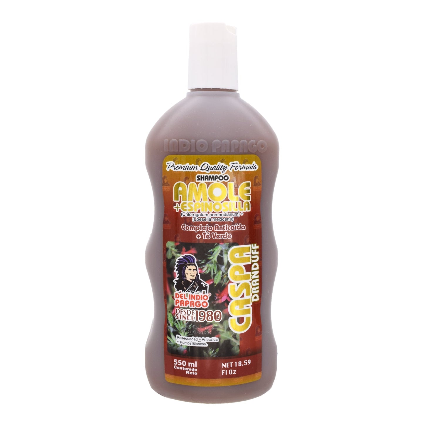 Shampoo Amole 550 Mililitros (DEL INDIO PAPAGO)