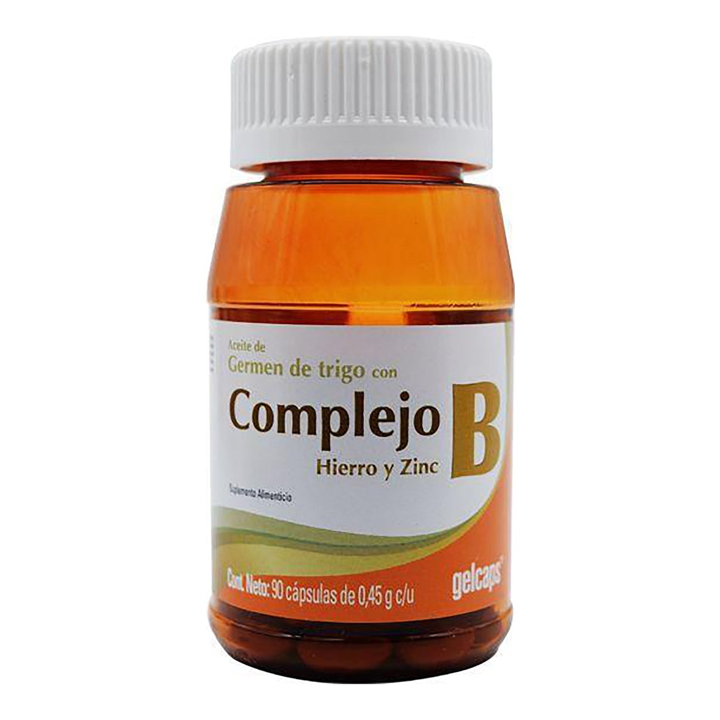 Complejo B + Hierro + Zinc 90 Cápsulas GELCAPS – Energía, sistema inmune