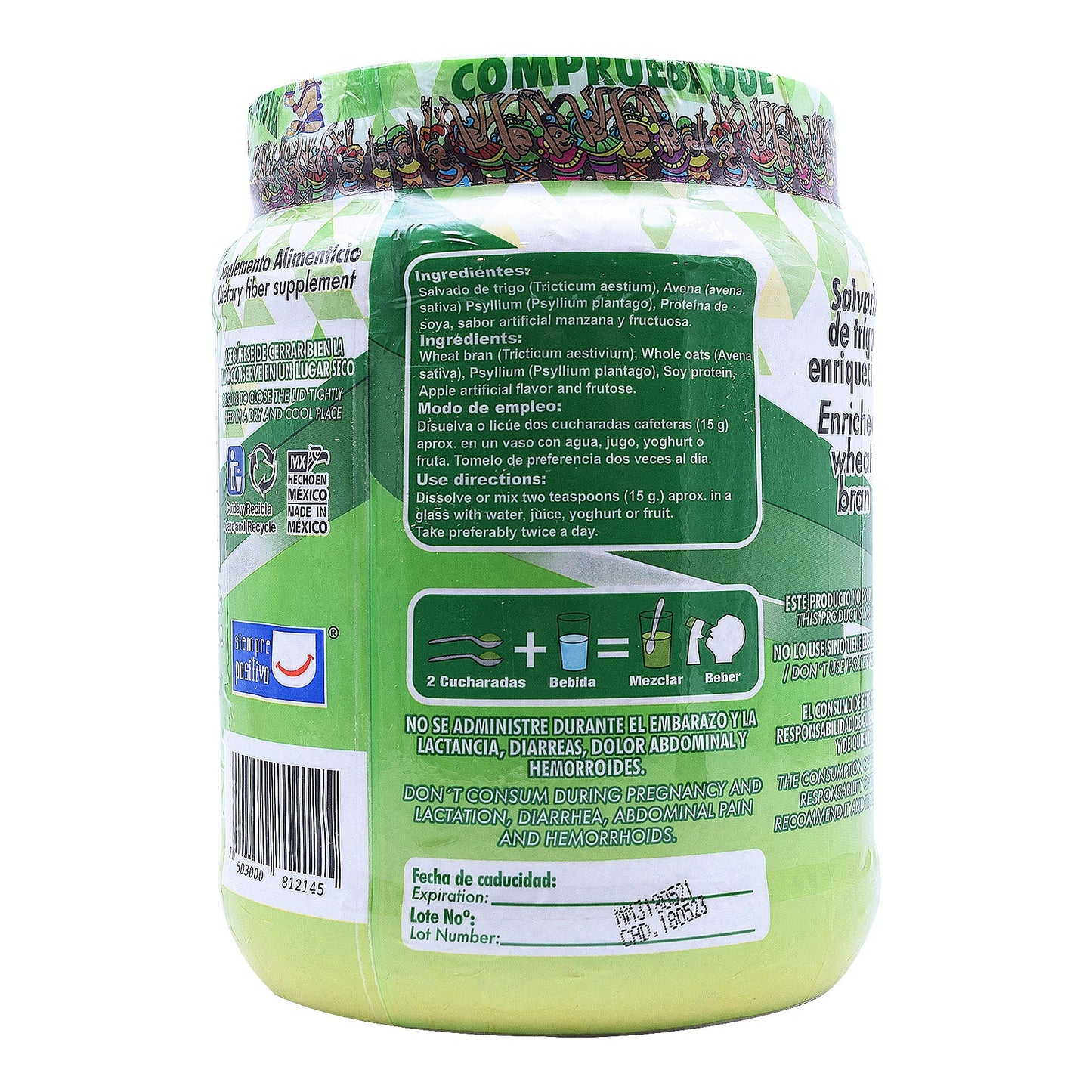 Fibra De Manzana Verde 1160 G (XOTZIL)