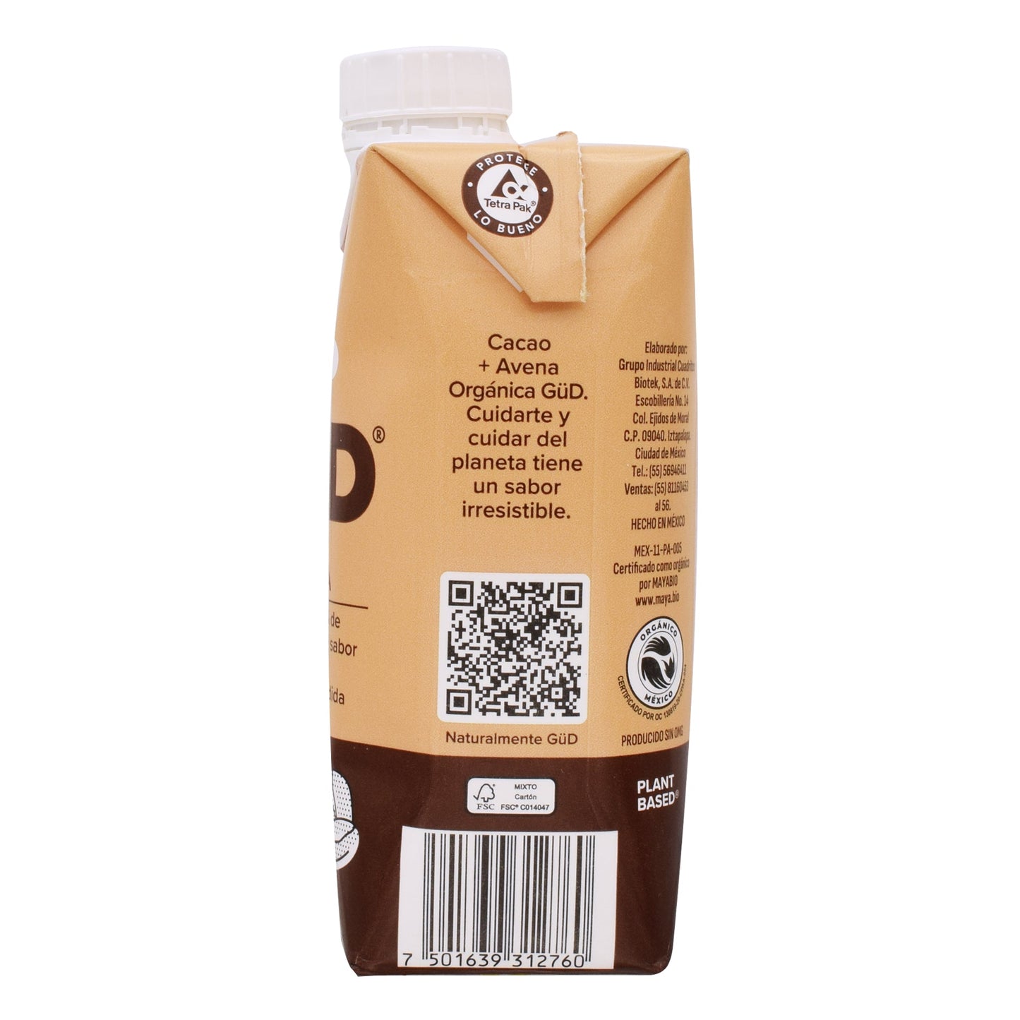 Bebida Avena Cafe Mocha 330 Mililitros (GUD)