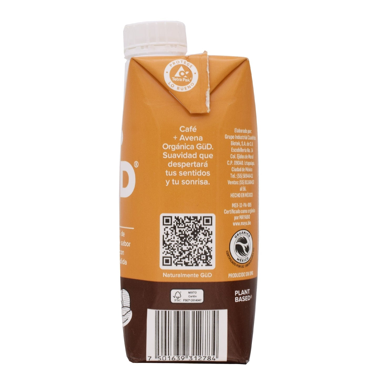 Bebida Avena Cafe 330 Mililitros (GUD)