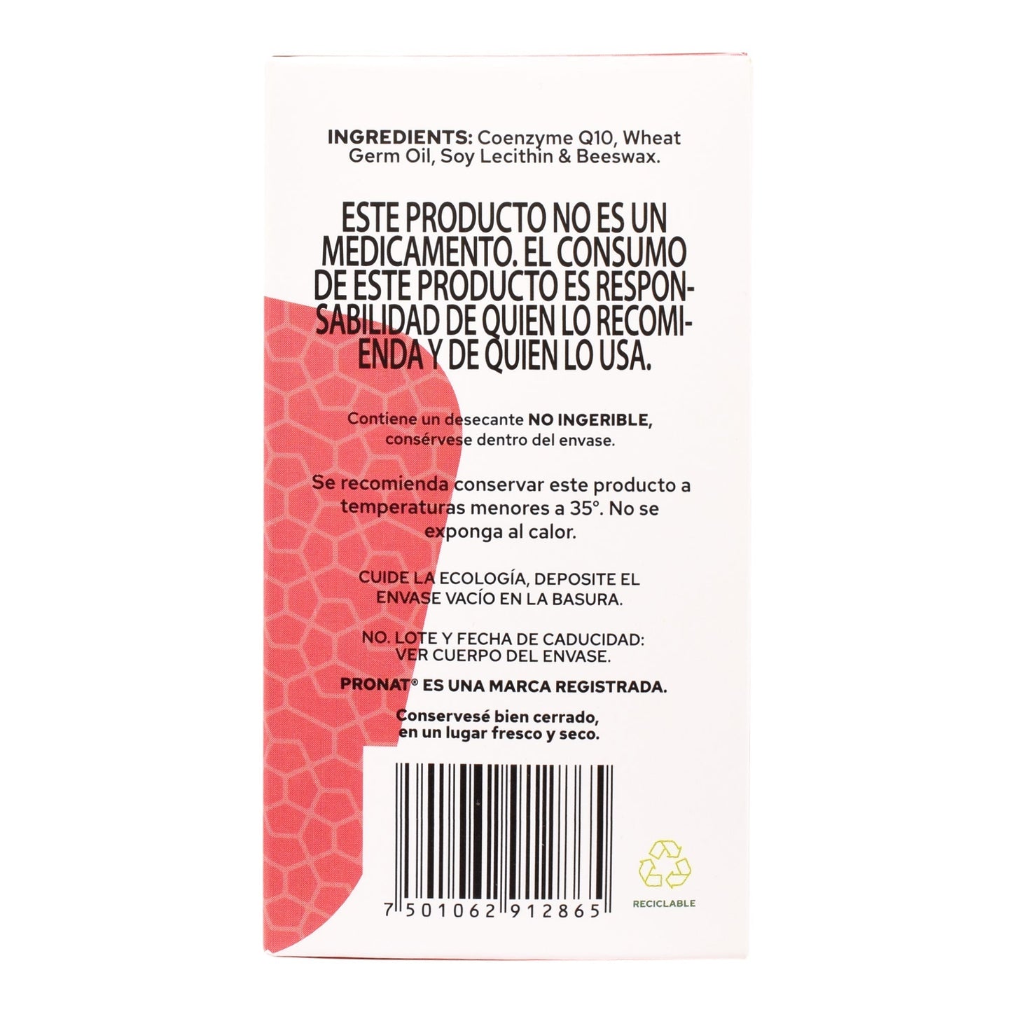 Coenzima Q10 60 Cápsulas (PRONAT)