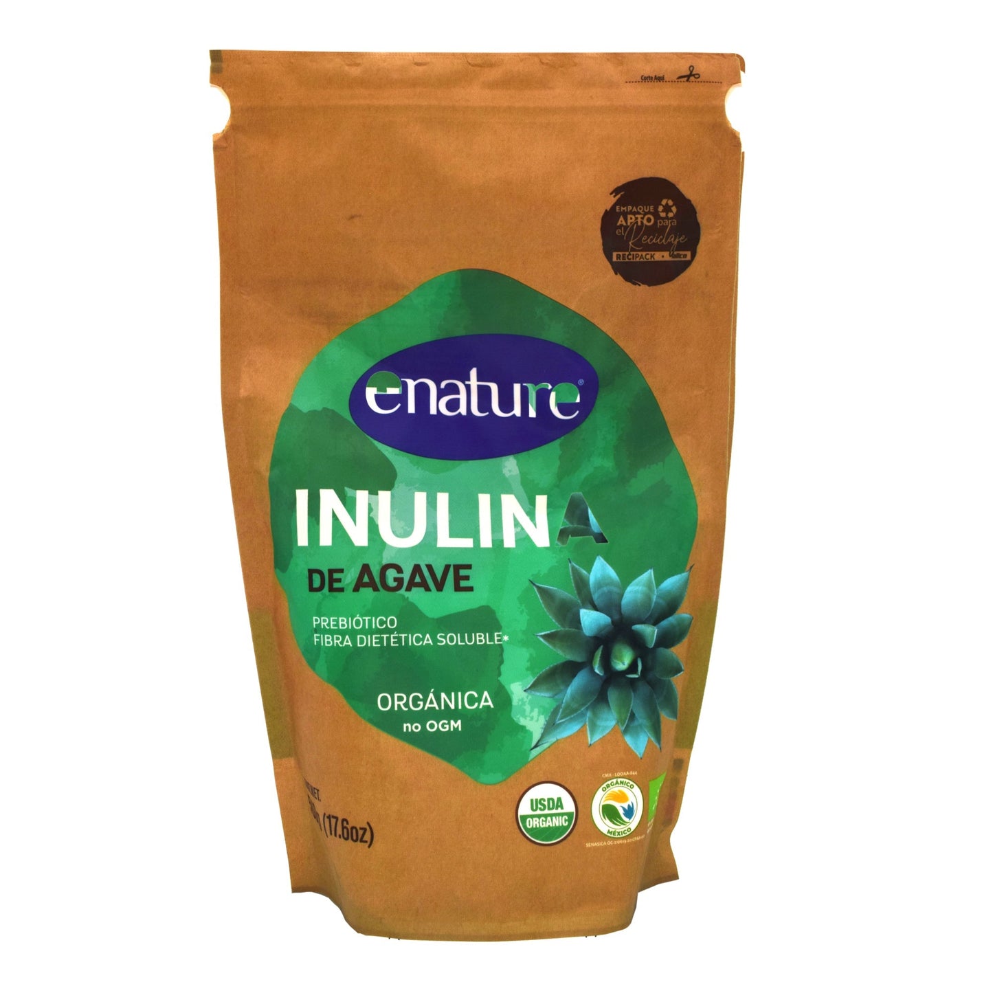 Inulina De Agave 500 G (E-NATURE)