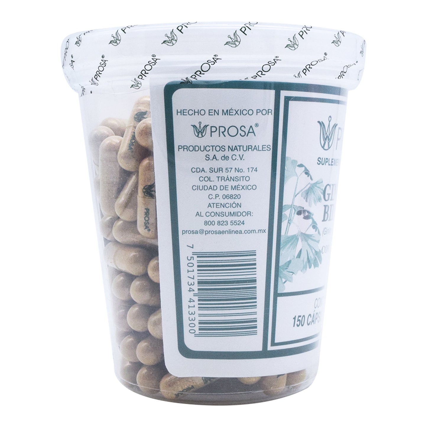 Ginkgo Biloba 150 Cápsulas (PROSA)