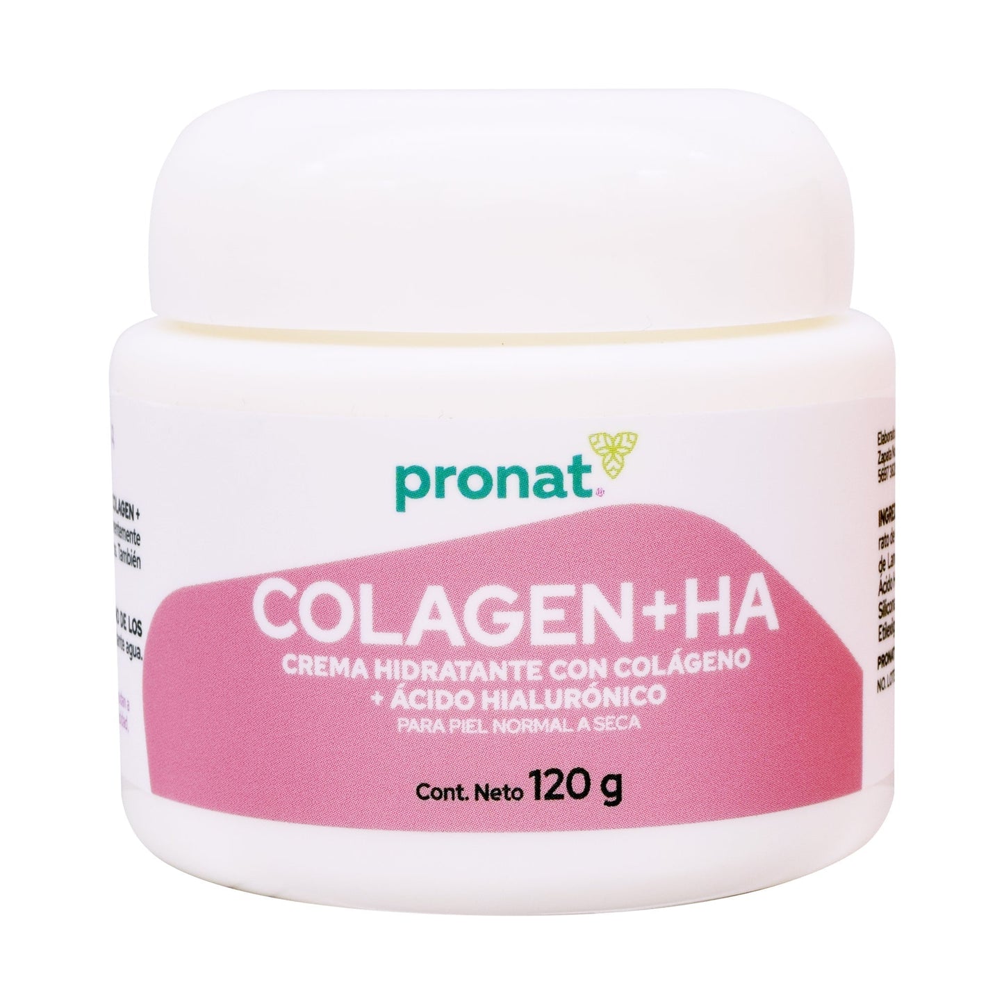 Crema Con Colageno Y Acido Hialuronico 120 G (PRONAT)