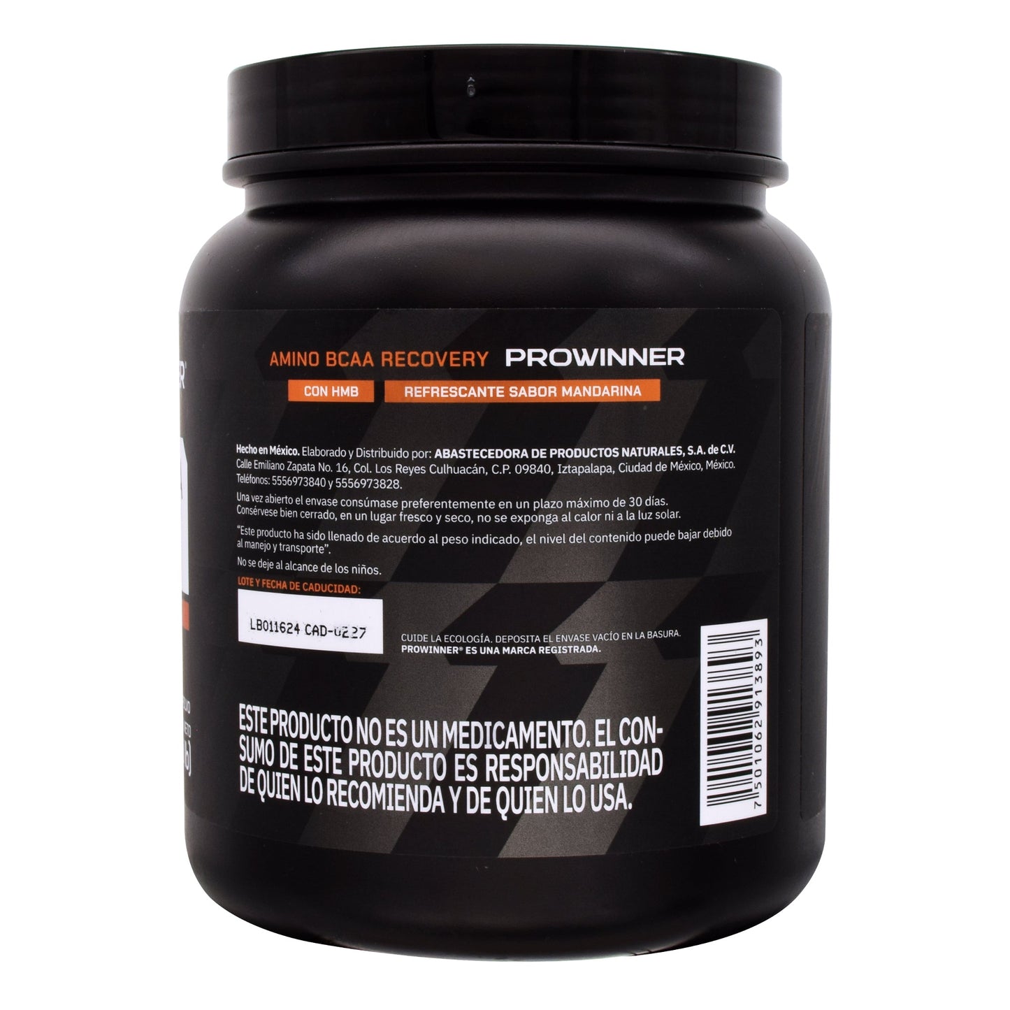 Amino Bcaa Recovery Sab Mandarina 400 G (PROWINNER)