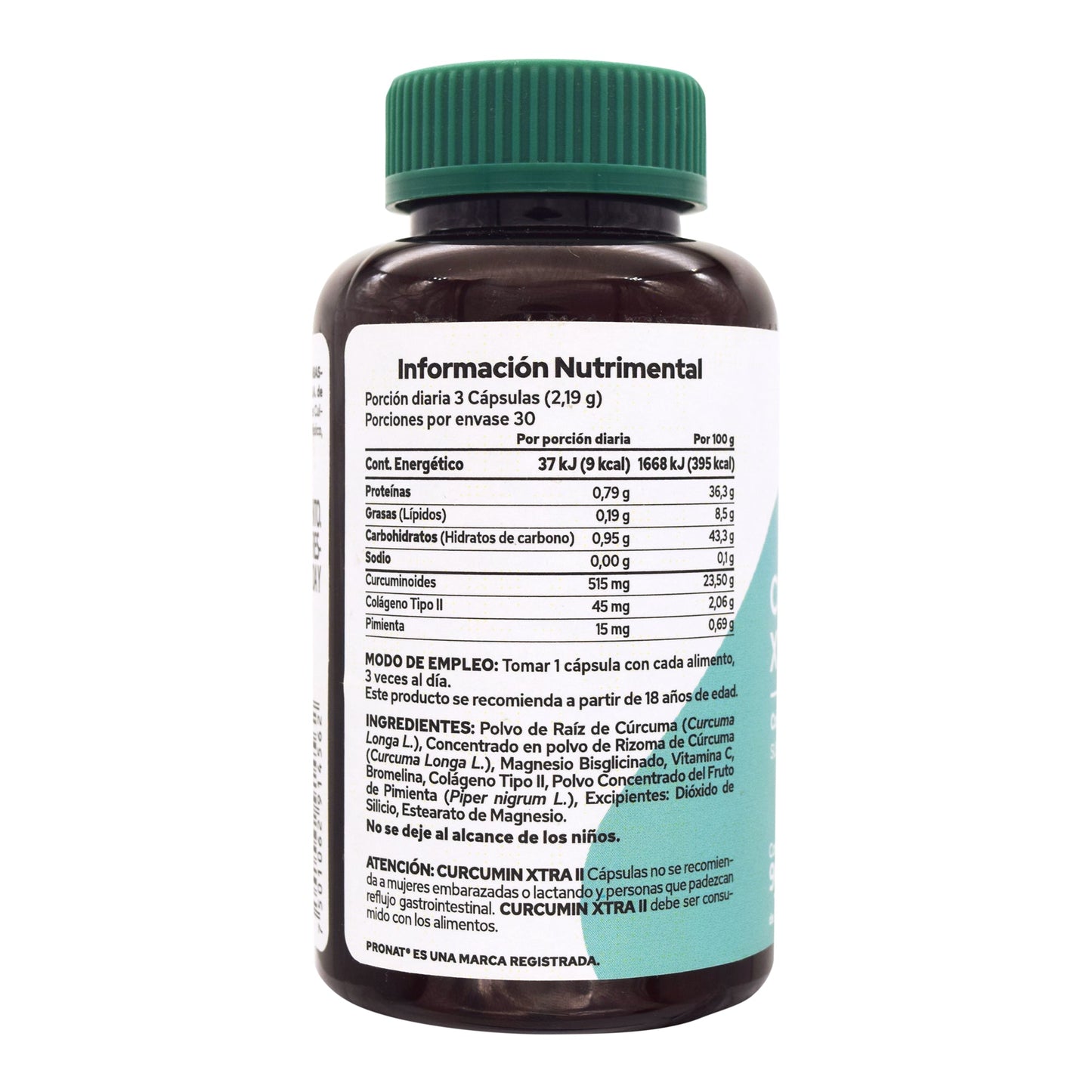 Curcumin Xtra Ii 90 Cápsulas (PRONAT)