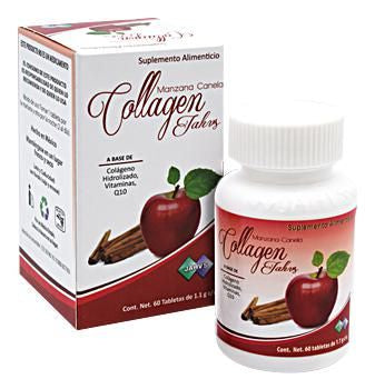 Colageno Collagen Manzana Canela 60 Tabletas (NATURAL JAHVS)