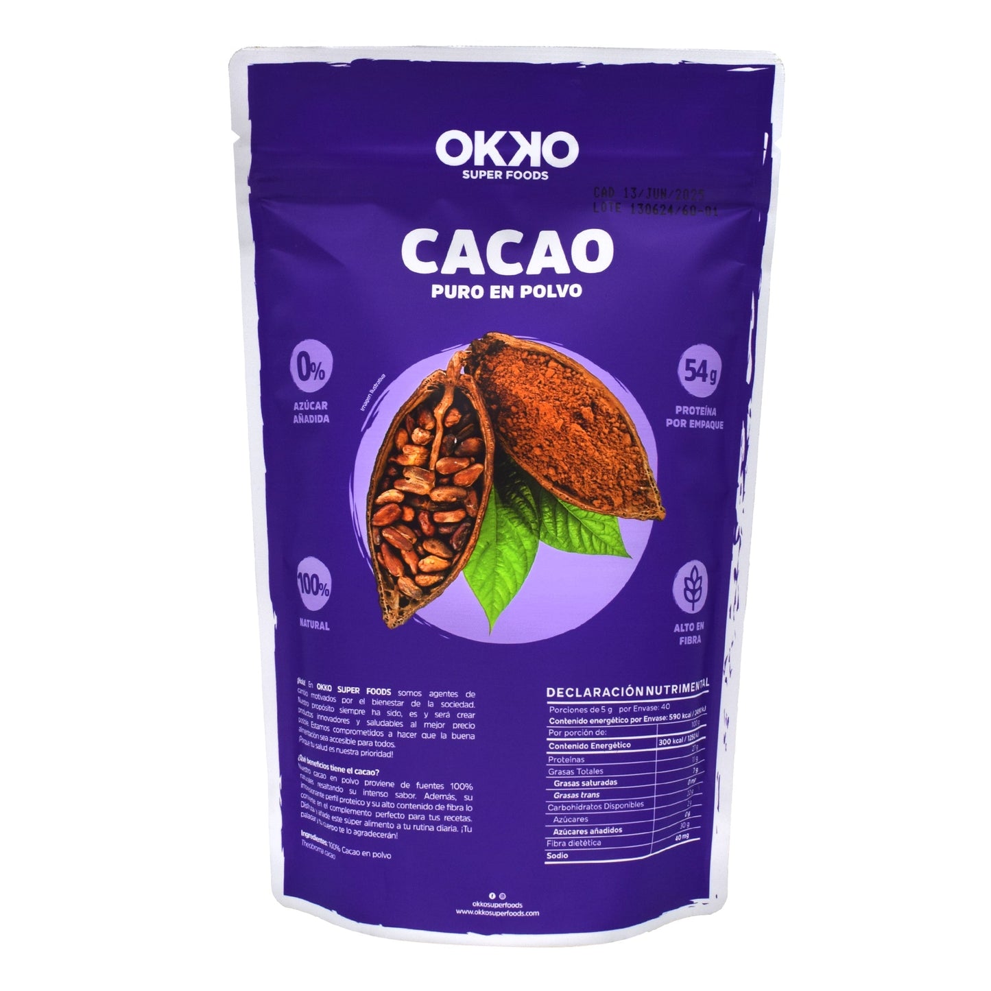 Cacao 200 G (OKKO)