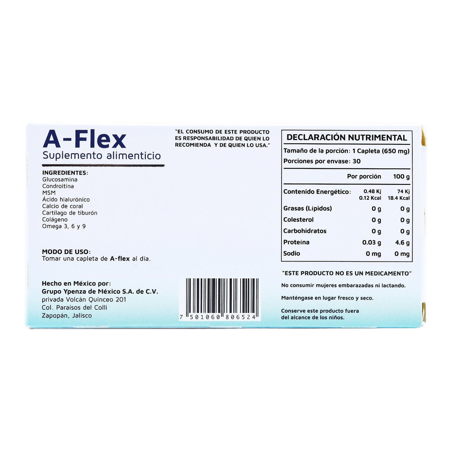 A Flex 30 Tabletas – Salud articular, movilidad y regeneración de cartílago