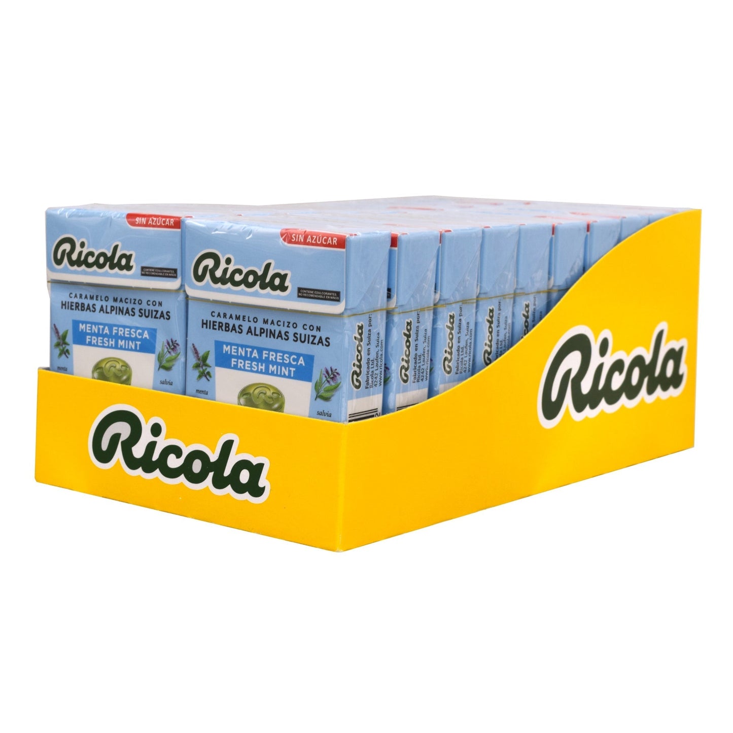 Caramelo Menta Fresca 11 Pz (Paquete 20) (RICOLA)
