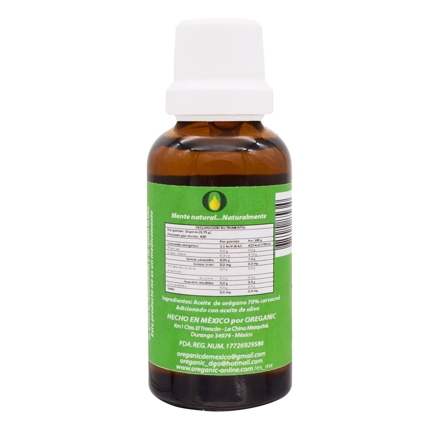 Aceite De Oregano 30 Mililitros (ULTRA SOYA)