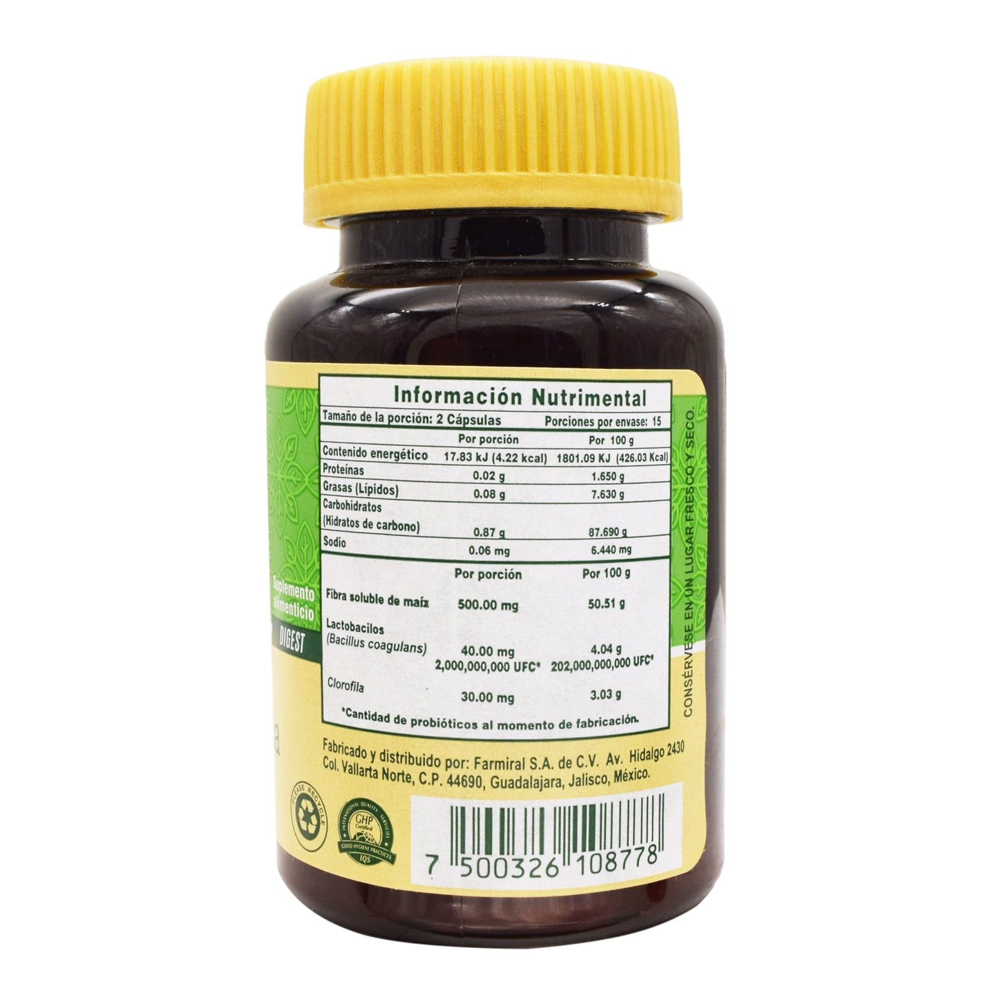 Digelac Fs 30 Cápsulas (BIOMIRAL)