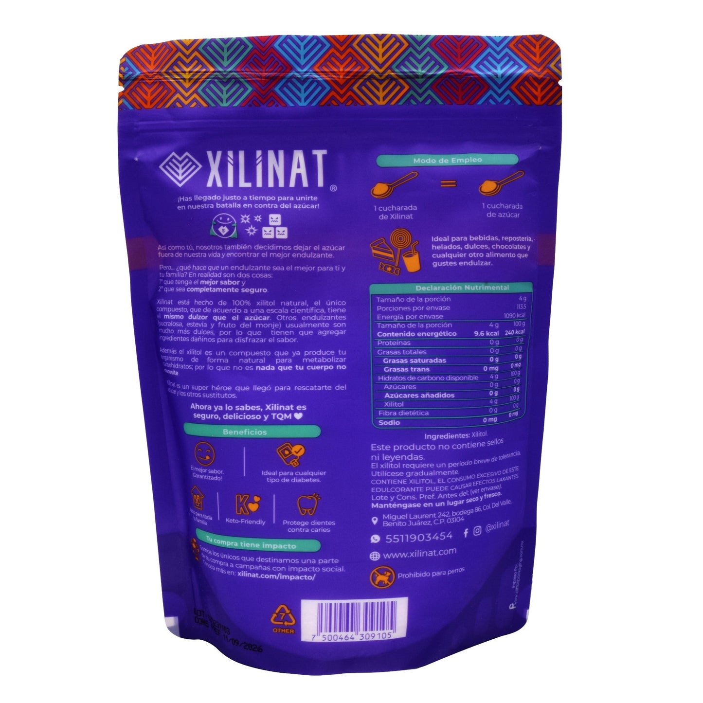 Endulzante Xilitol 454 G (XILINAT)