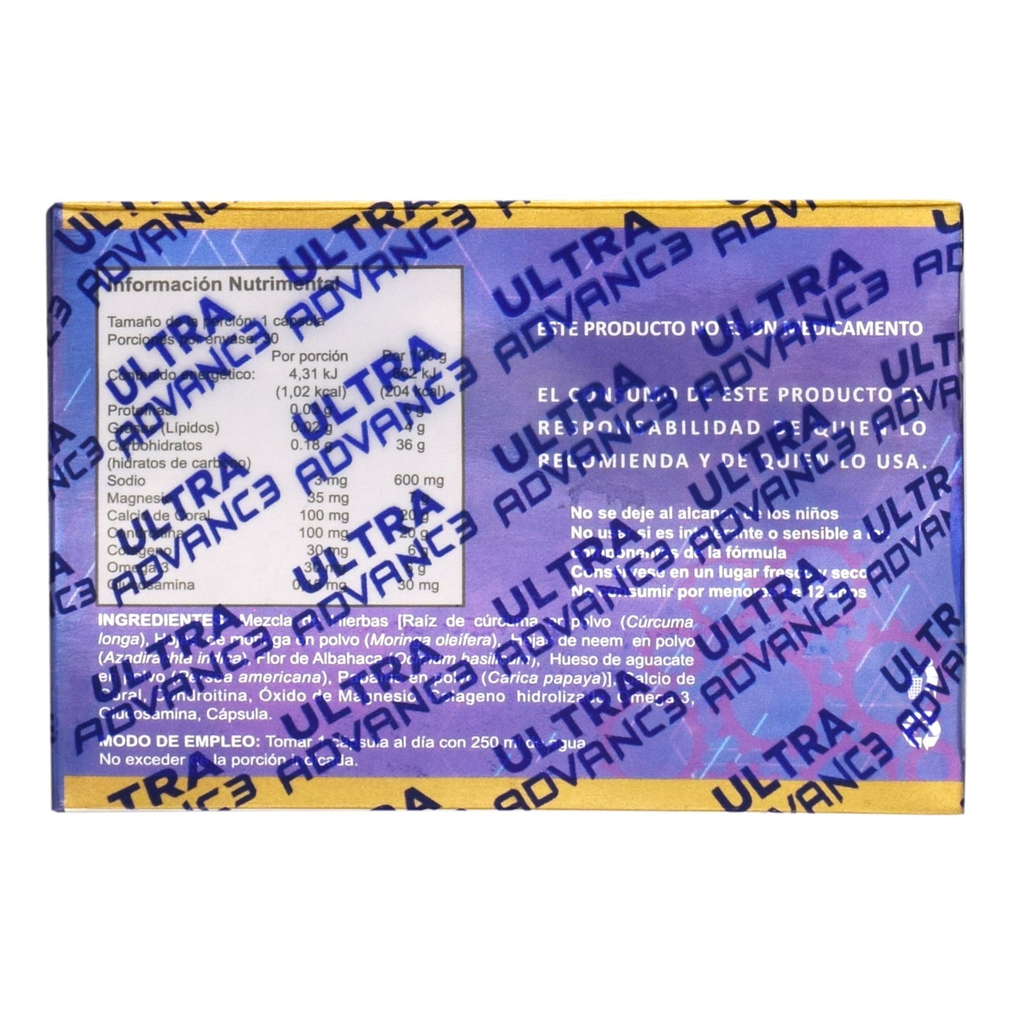 Ultra Advance 3 Gold 30 Cápsulas (ULTRA)
