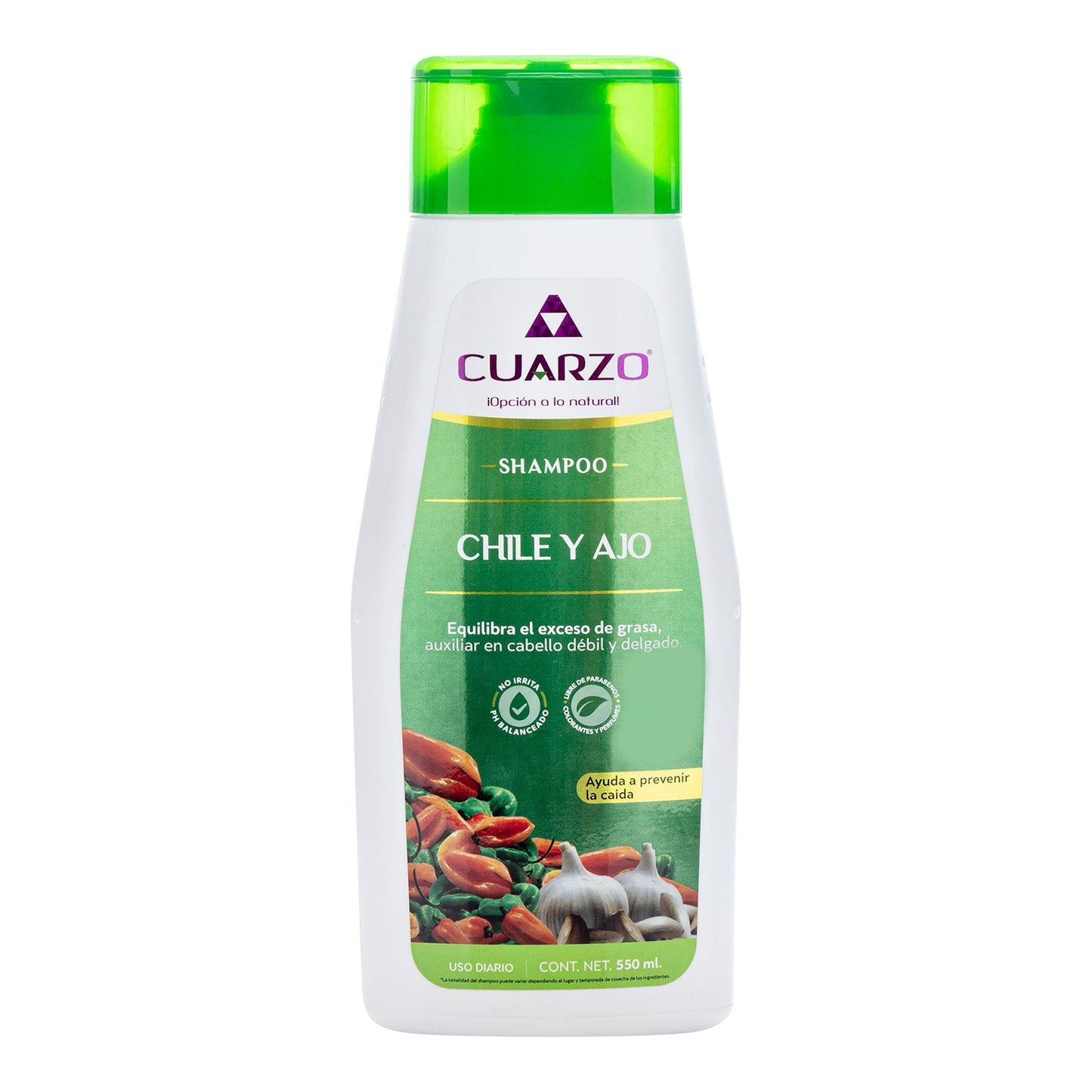 Shampoo Chile 550 Mililitros (DEL INDIO PAPAGO)