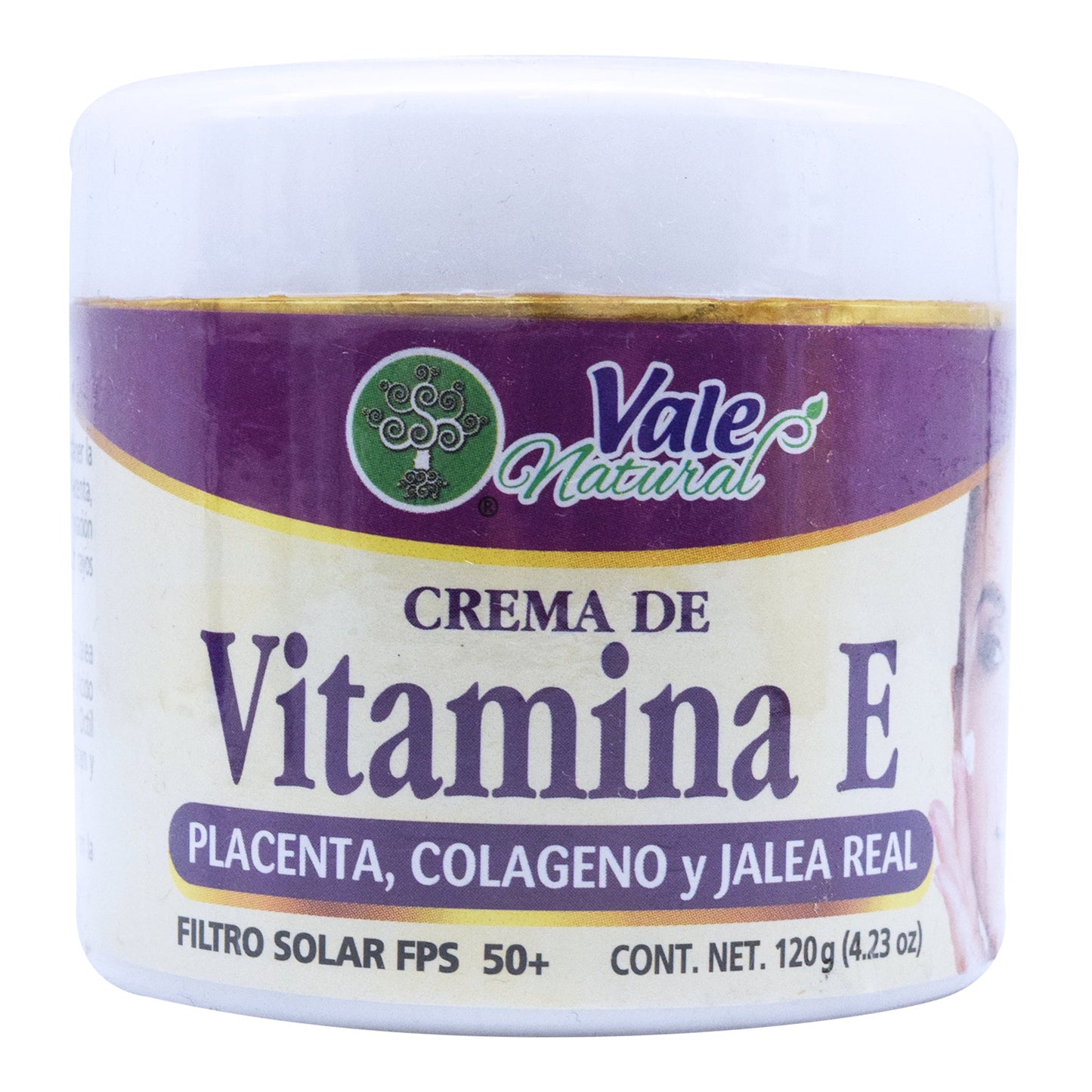 Crema Vit E Y Placenta Fps 50 120 Grs (VALE NATURAL)