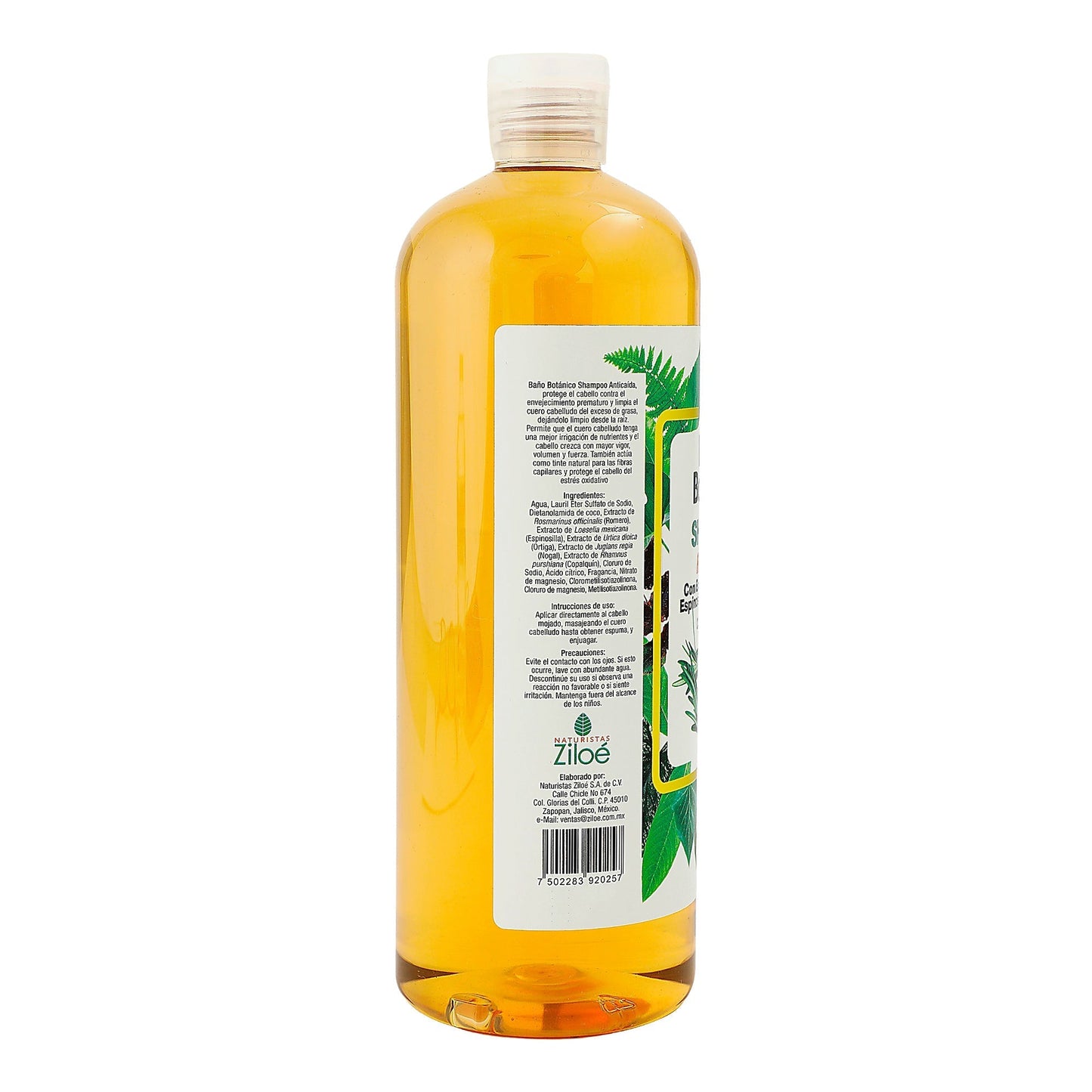 Shampoo Anticaida 1 L (NATURISTAS ZILOE)