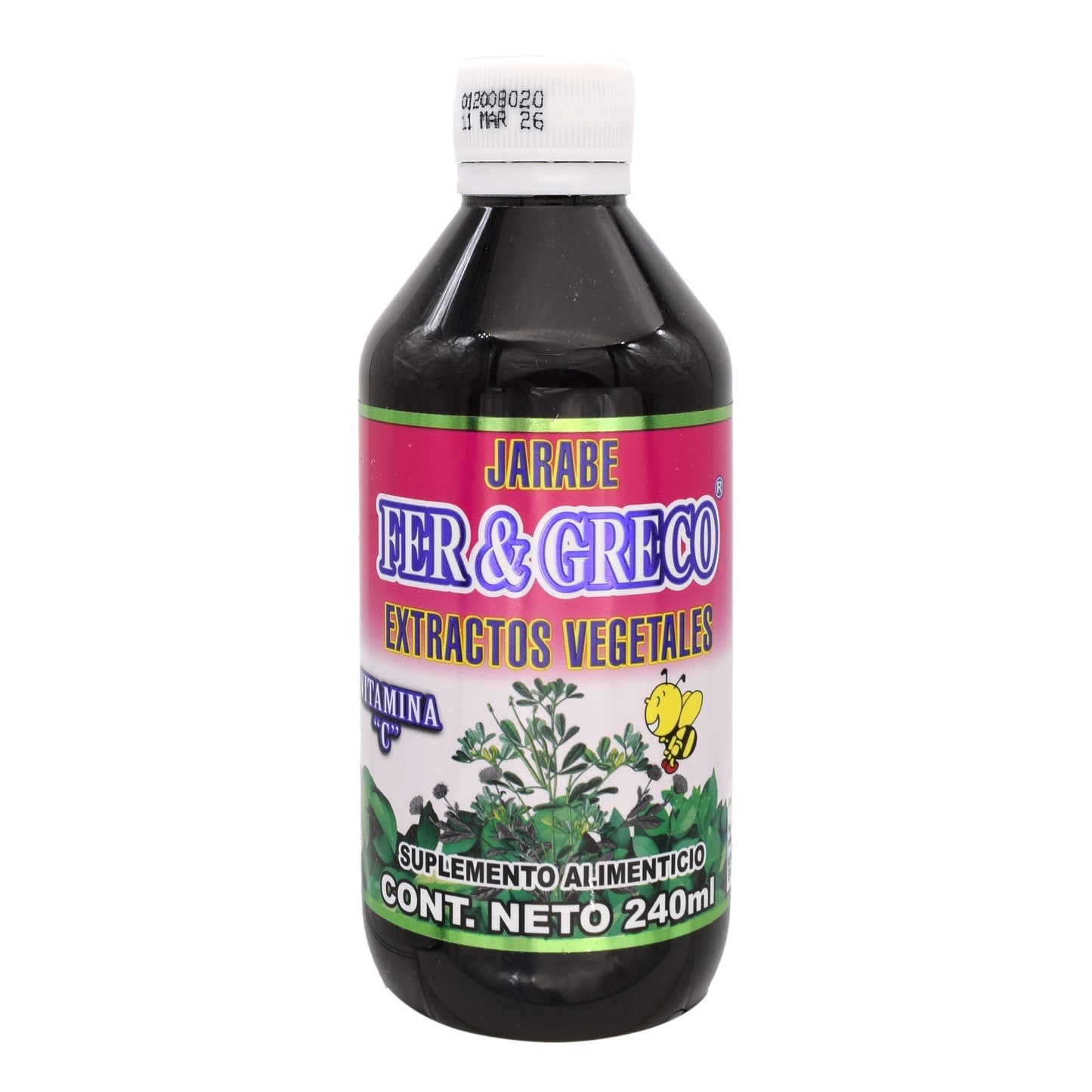 Fer Y Greco Extracto Vegetal Vit C 240 Mililitros (FUERZA Y VIDA)