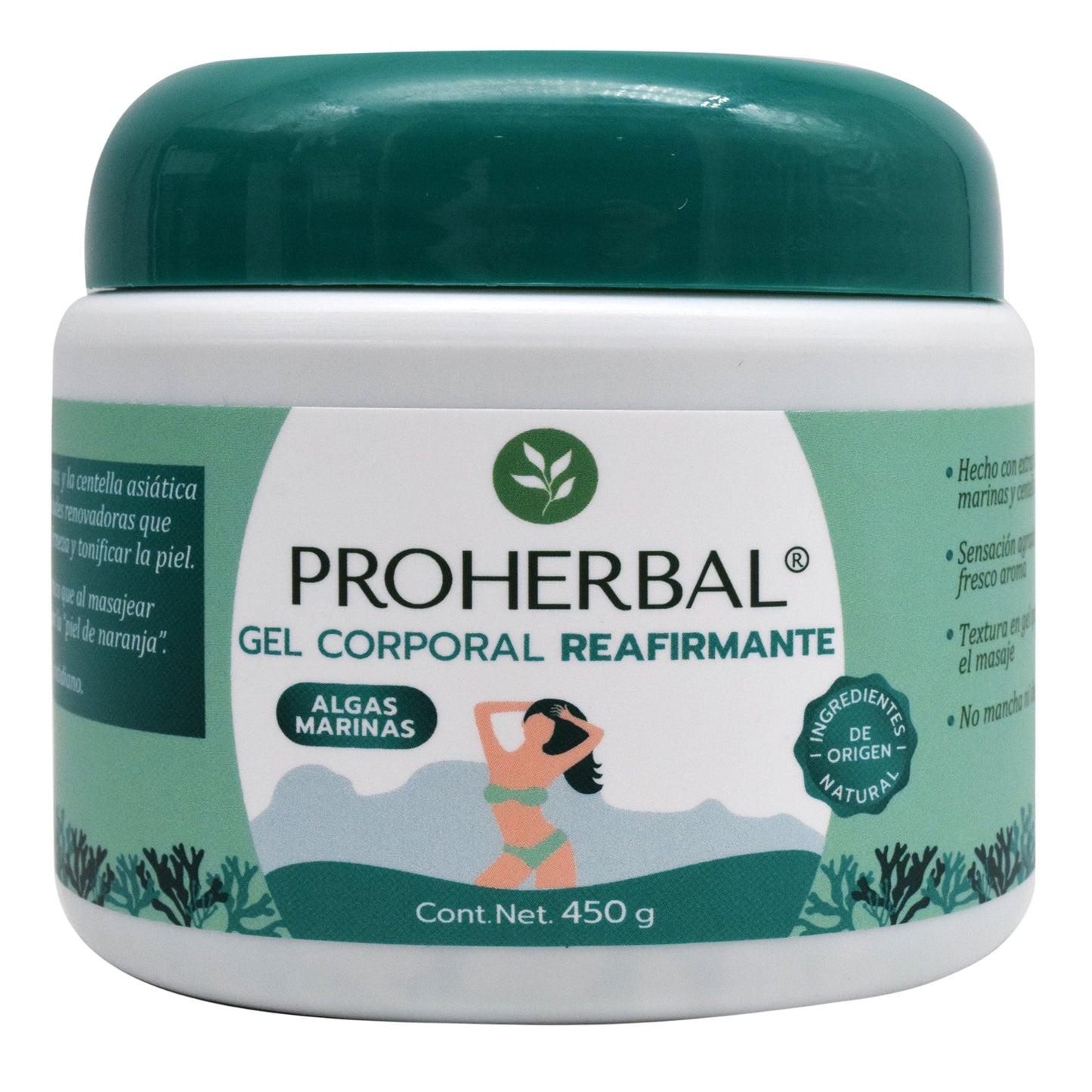 Gel Corporal Reafirmante 450 G (PROHERBAL)