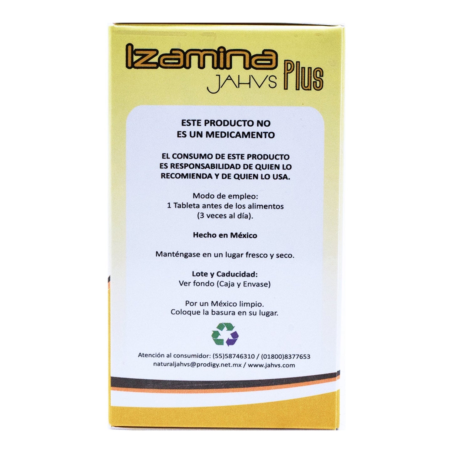 Izamina Plus 100 Tabletas (NATURAL JAHVS)