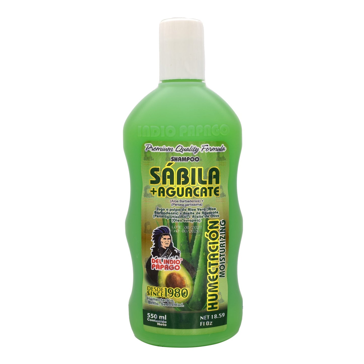 Shampoo Sabila Indio Papago 550 Mililitros (DEL INDIO PAPAGO)