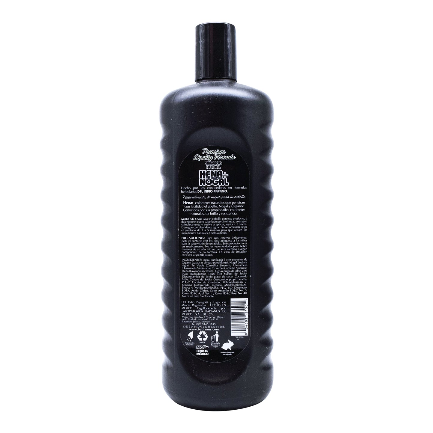 Shampoo Hena Y Nogal 1.1 L (DEL INDIO PAPAGO)