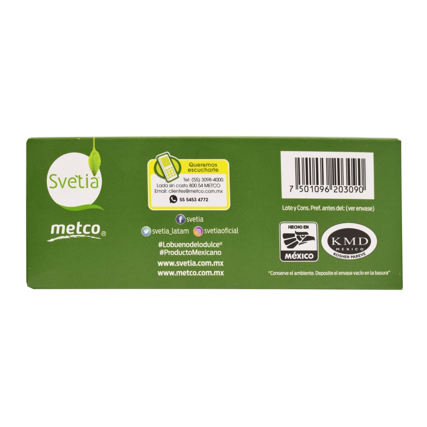 Endulzante Stevia 54 Sob (METCO)