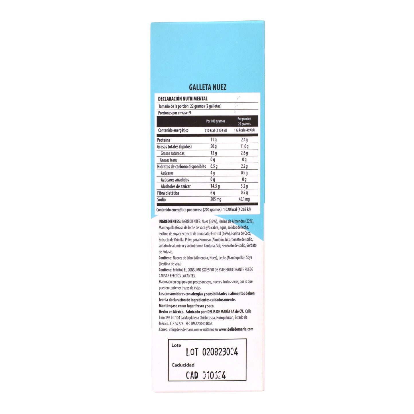 Galletas Nuez 200 G (DELIS DE MARIA)