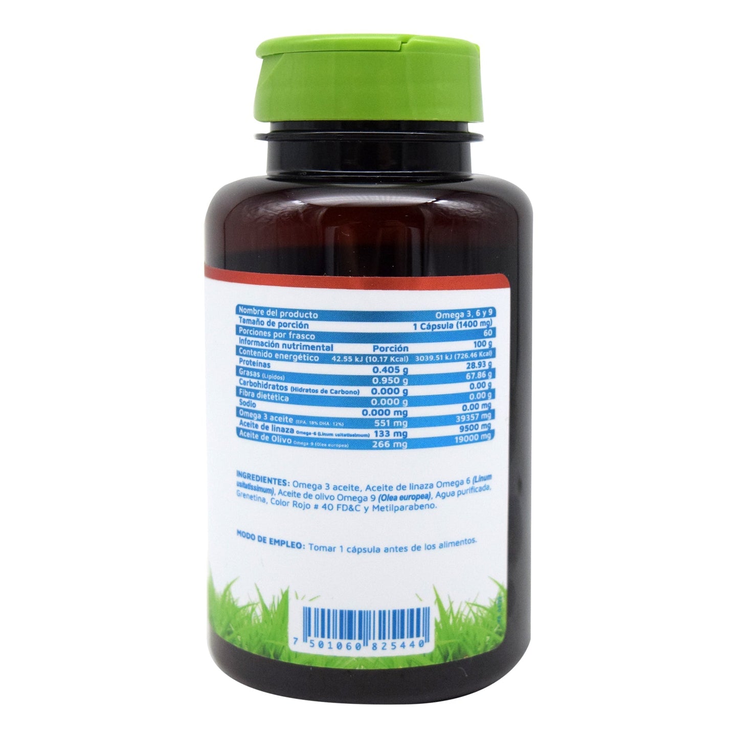 Omega 3, 6, 9 60 Cápsulas (VIDANAT/VITAMINAS)