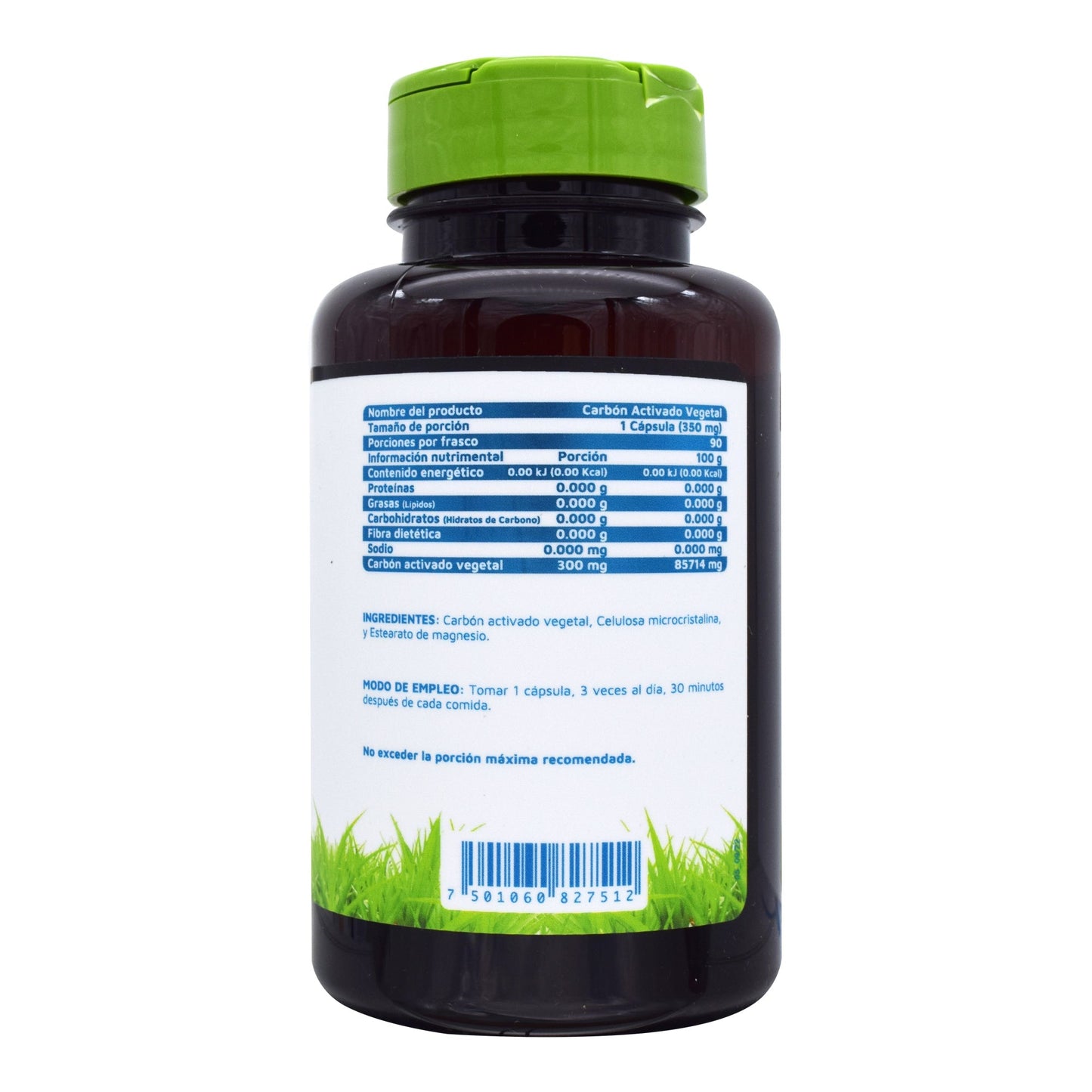 Carbon Activado 90 Cápsulas (VIDANAT/VITAMINAS)