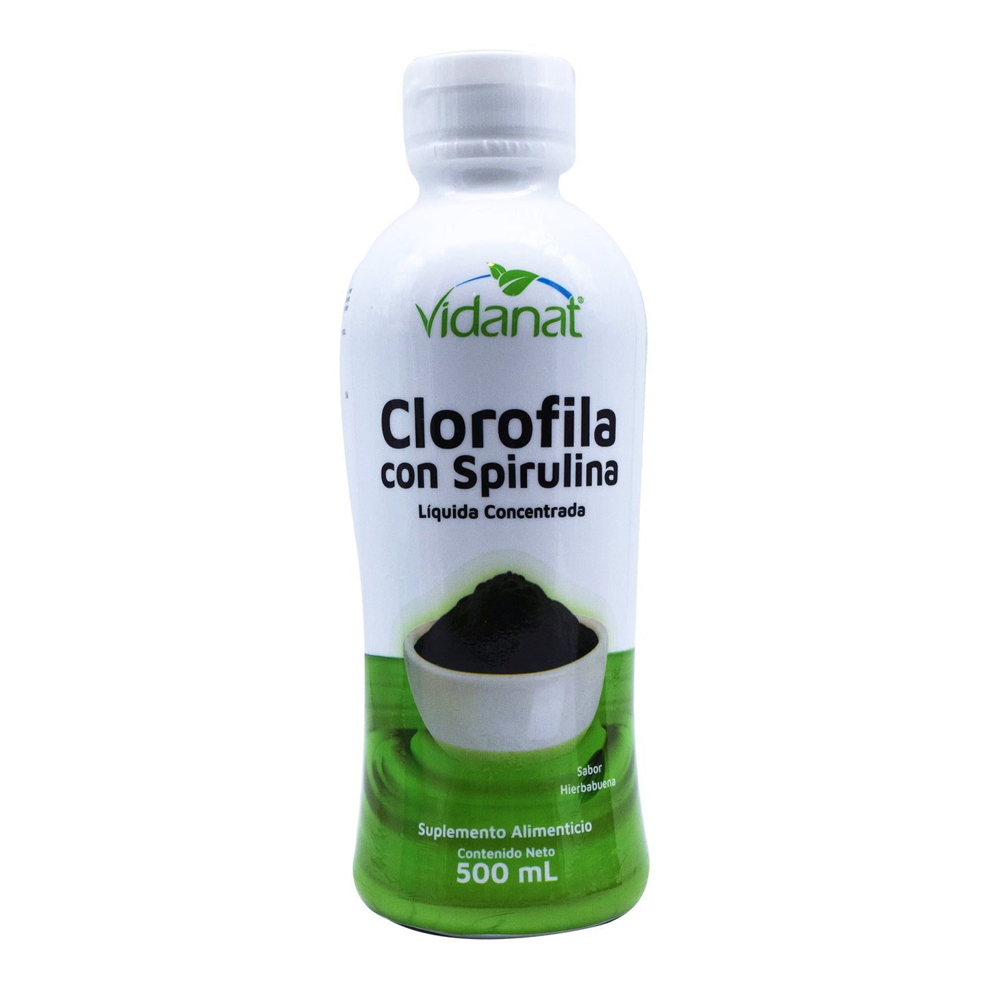 Clorofila Con Spirulina 500 Mililitros (VIDANAT/VITAMINAS)