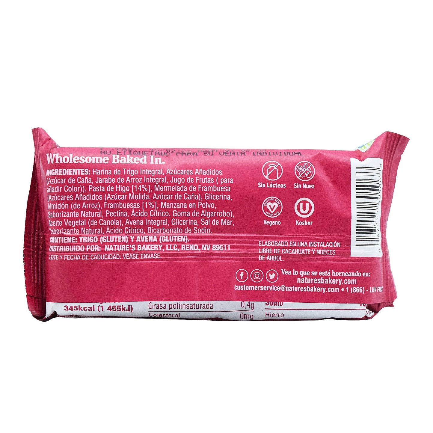 Barra De Higo 57 G (Caja 40) (NATURES BAKERY)