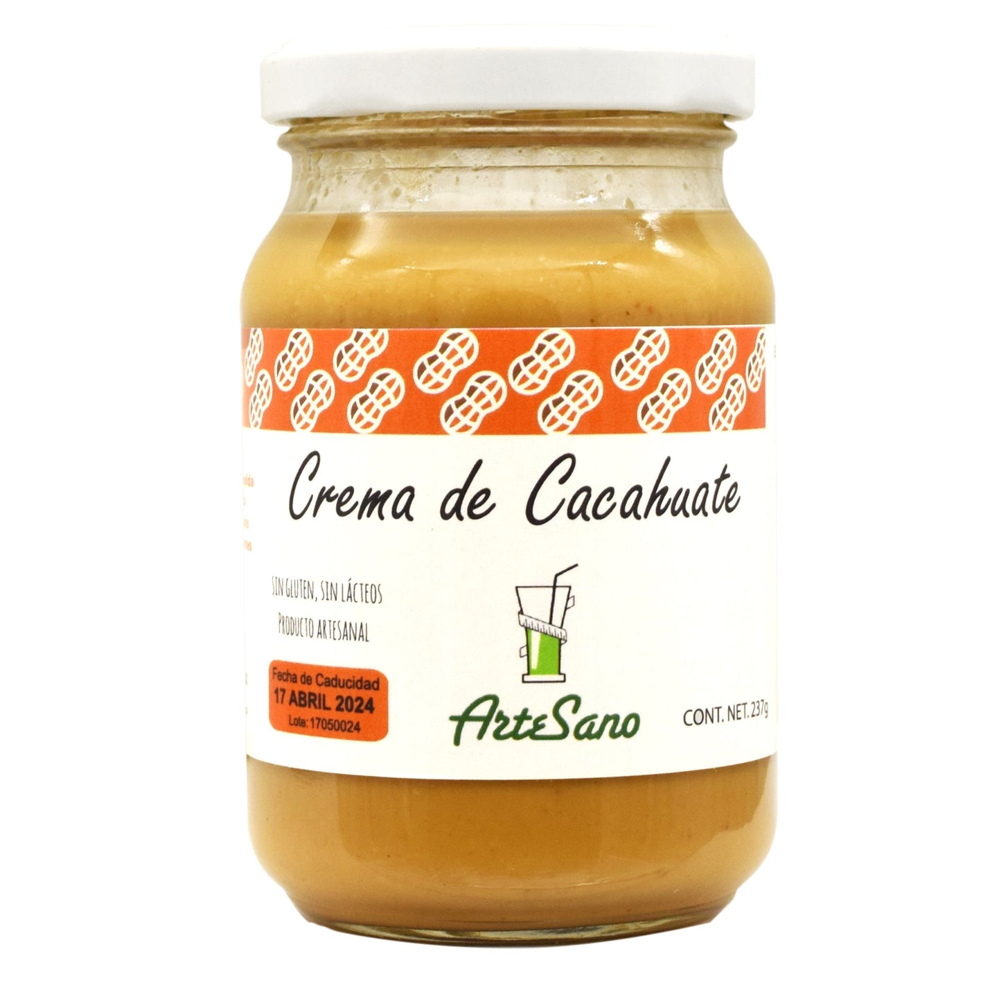 Crema De Cacahuate 237 G (ARTESANO)