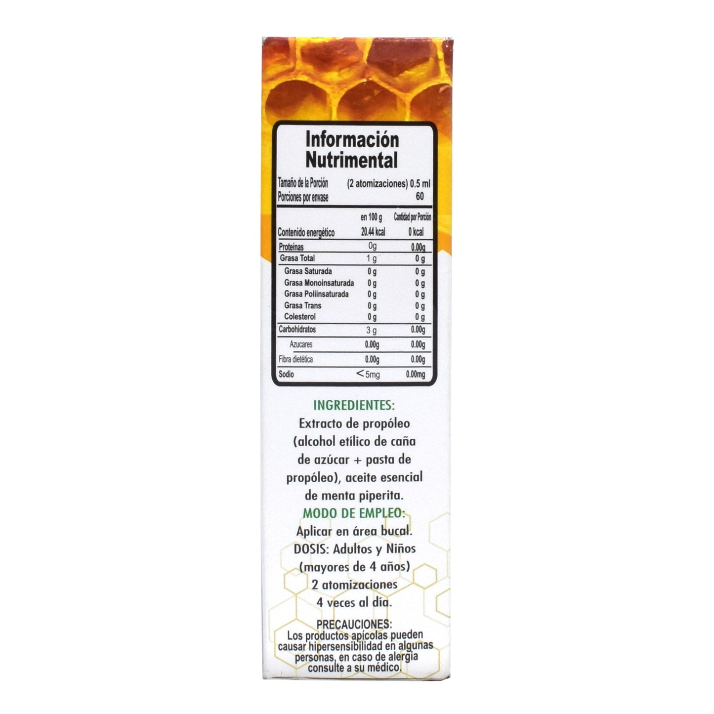 Propoleo Con Menta Extracto 30 Mililitros (LA TIA TRINI)
