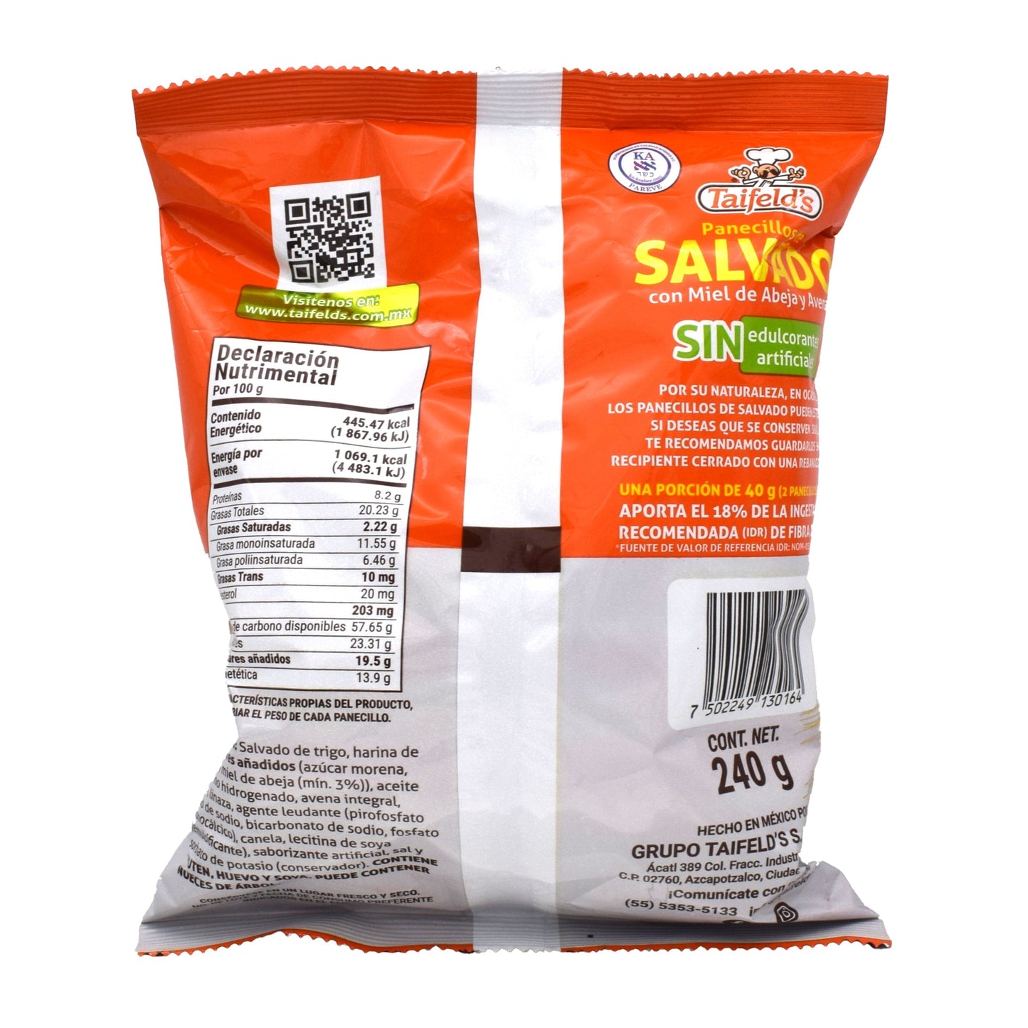 Panecillos De Salvado 240 G (TAIFELDS)