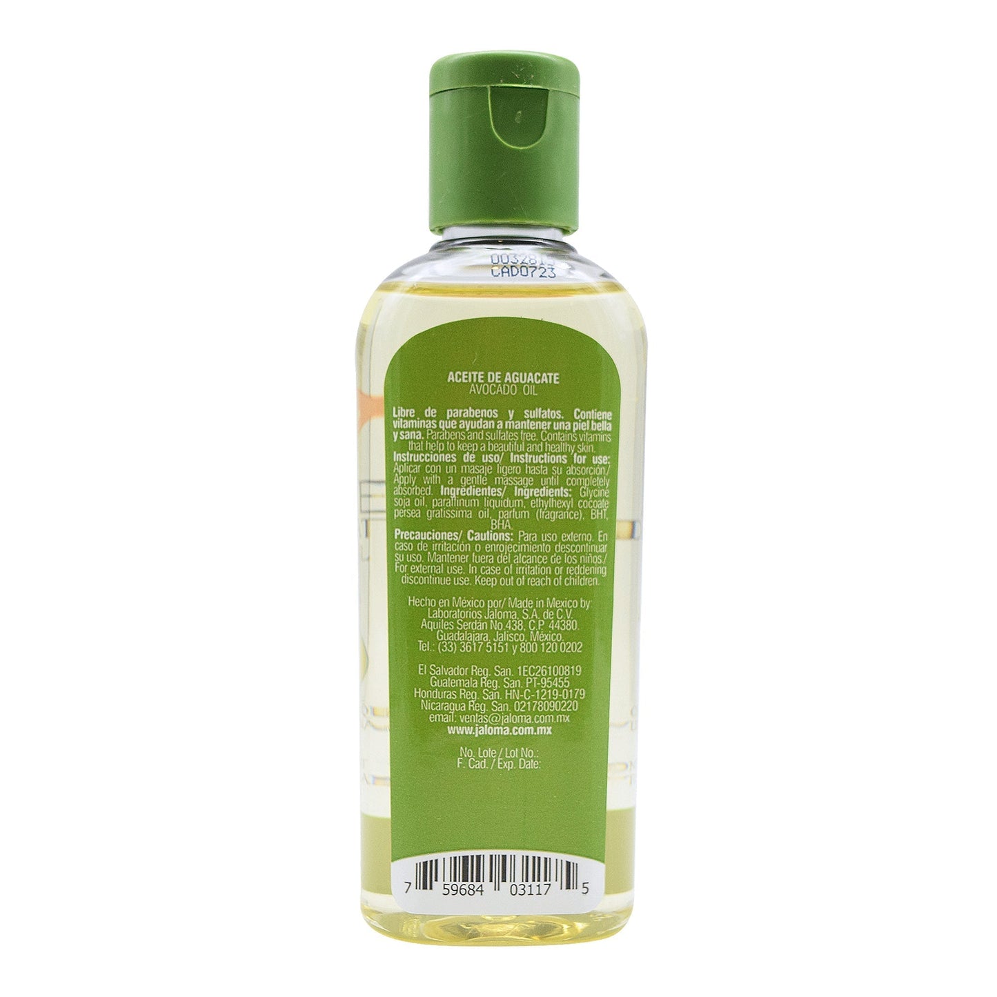 Aceite De Aguacate 120 Mililitros (MEGAMIX)