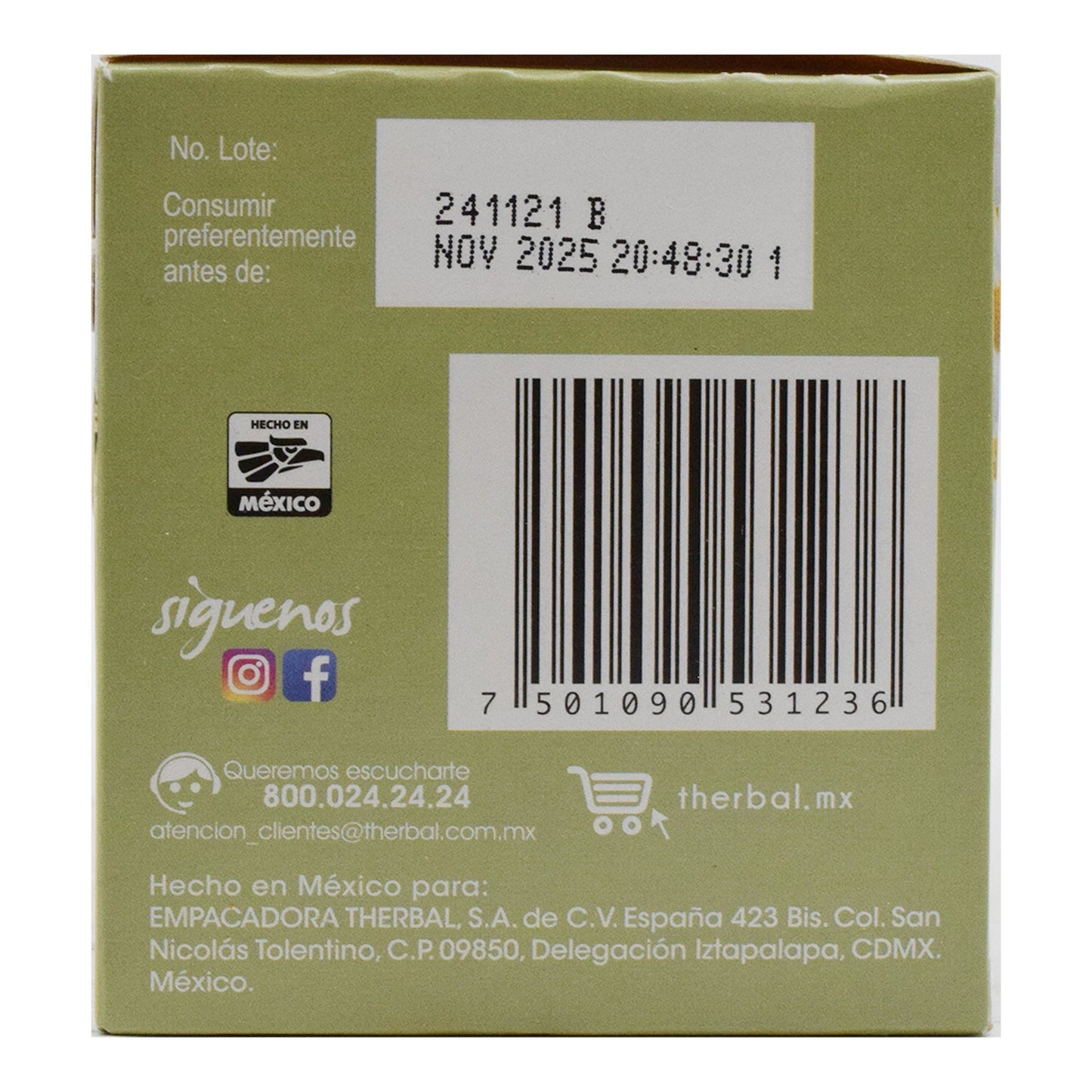 Te De Manzanilla Con Anis 25 Sob (THERBAL)