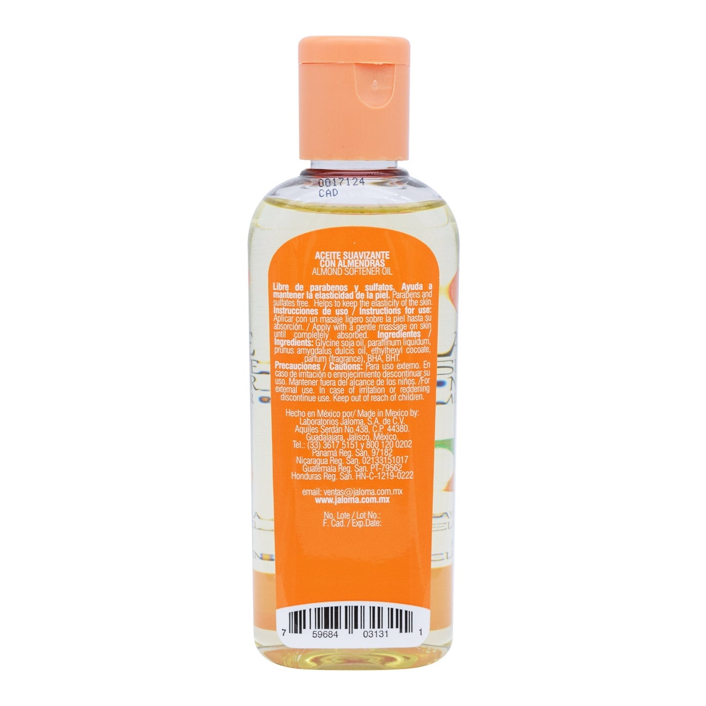 Aceite De Almendras 120 Mililitros (JALOMA)