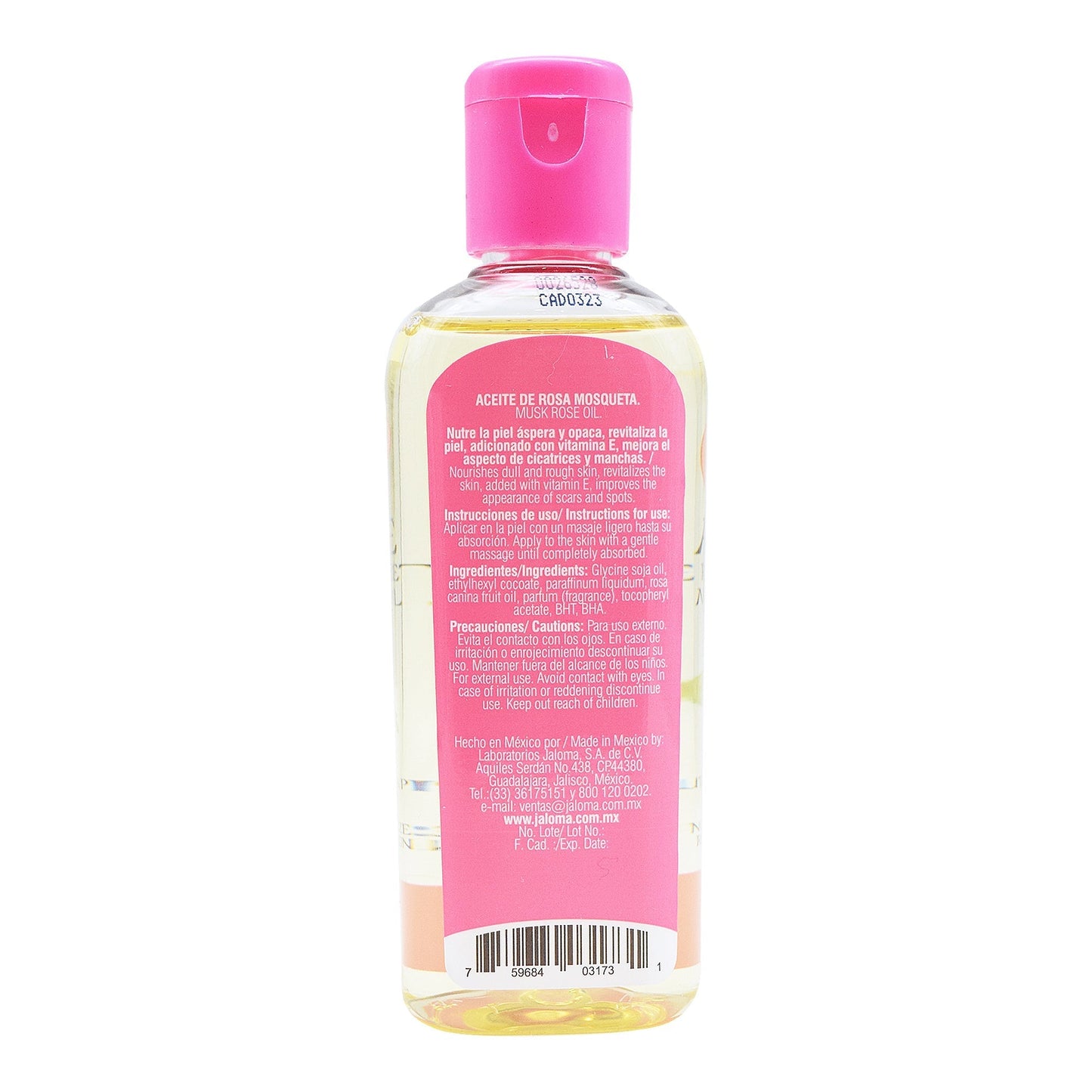 Aceite De Rosa Mosqueta 120 Mililitros (JALOMA)