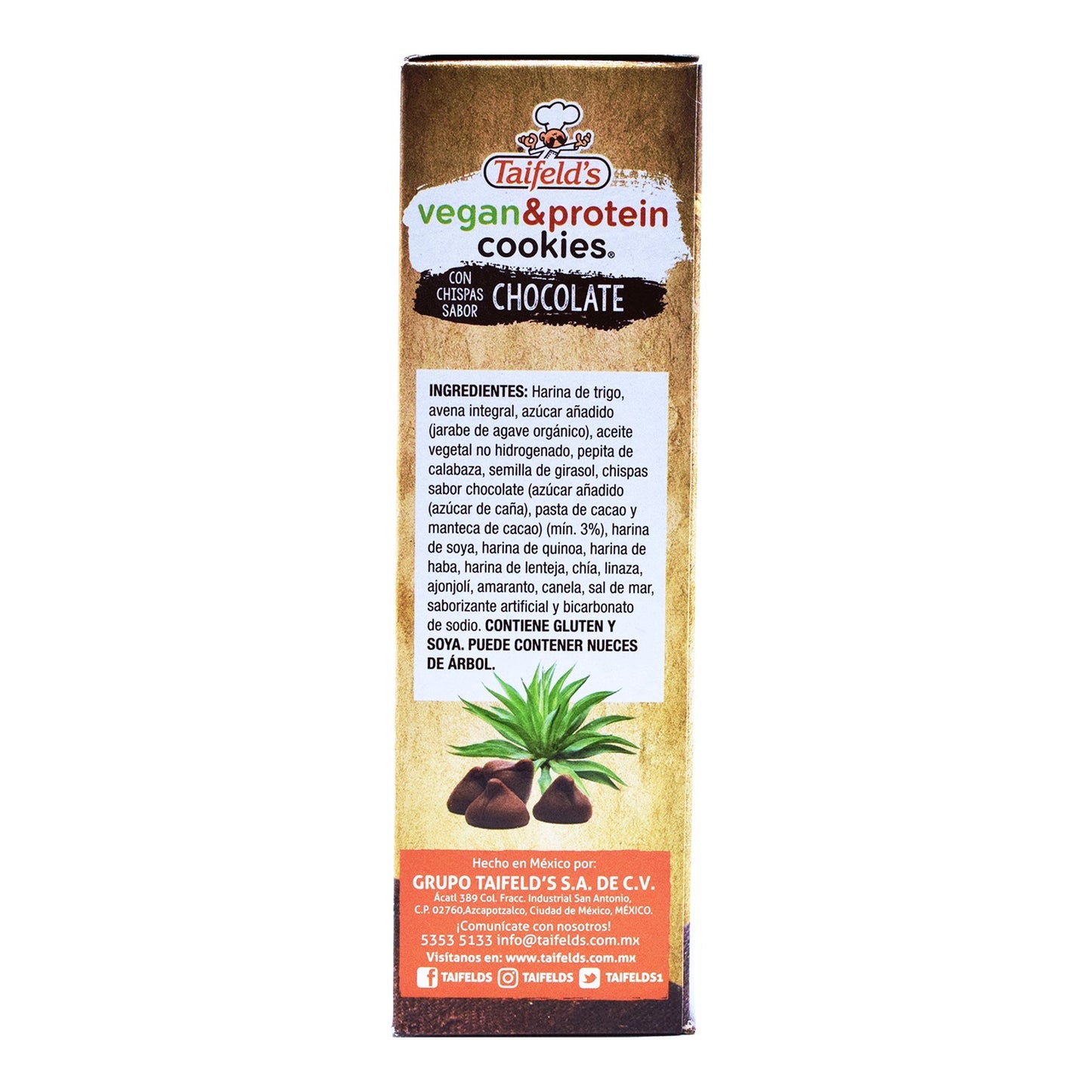 Galleta Vegana Chispas De Chocolate 170G (TAIFELDS)